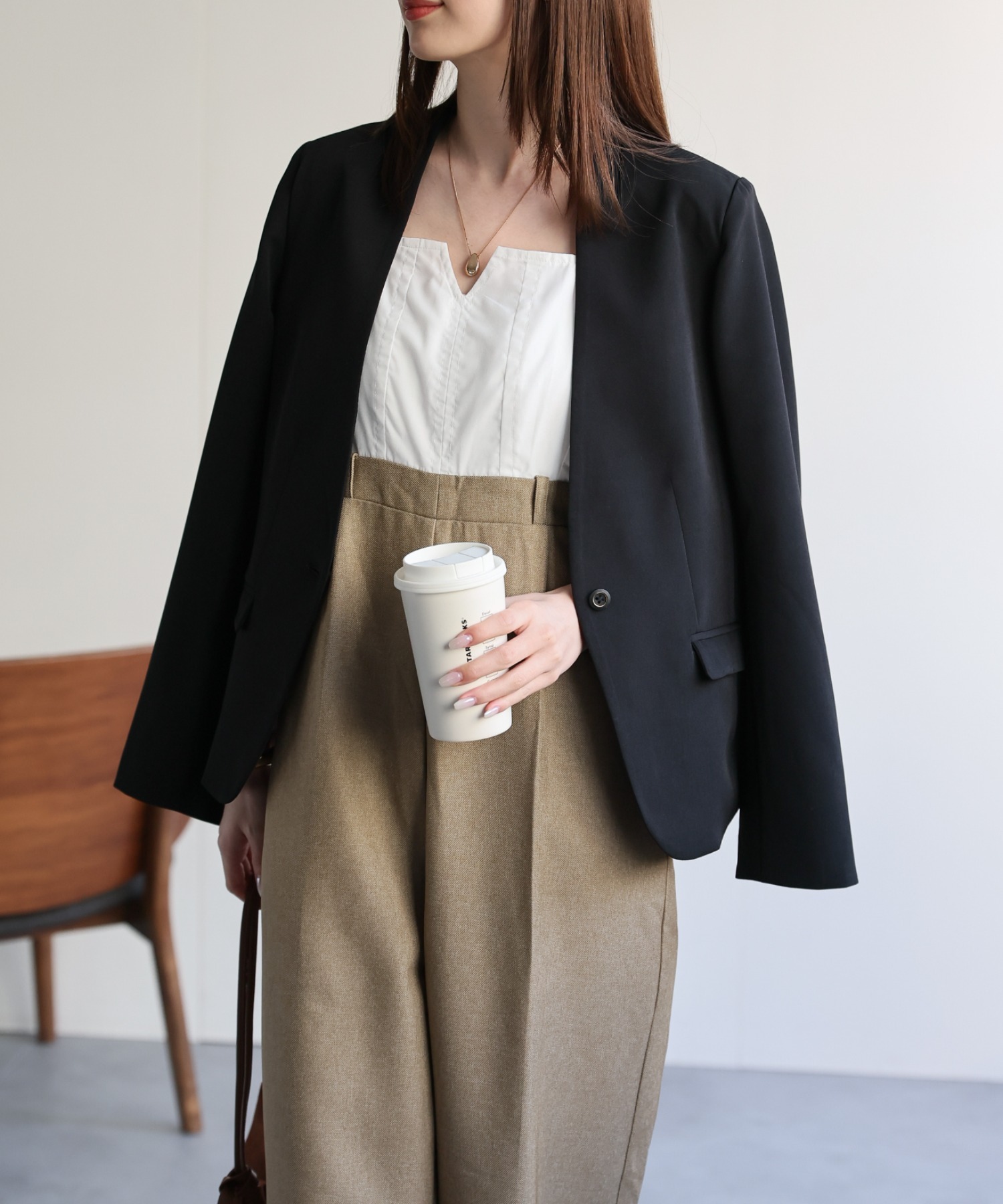 model：162cm 着用サイズ：Mサイズ