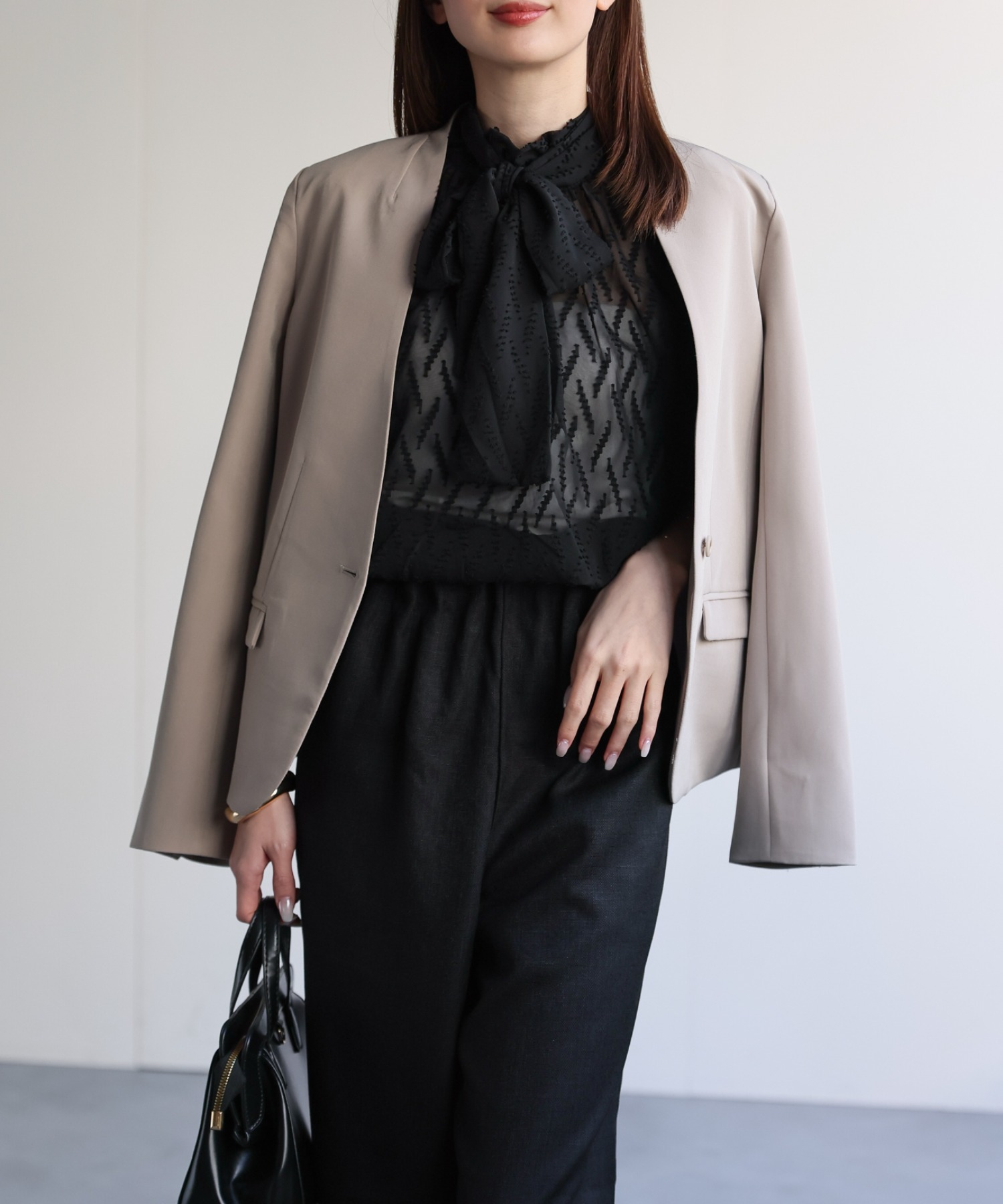 model：162cm 着用サイズ：Mサイズ