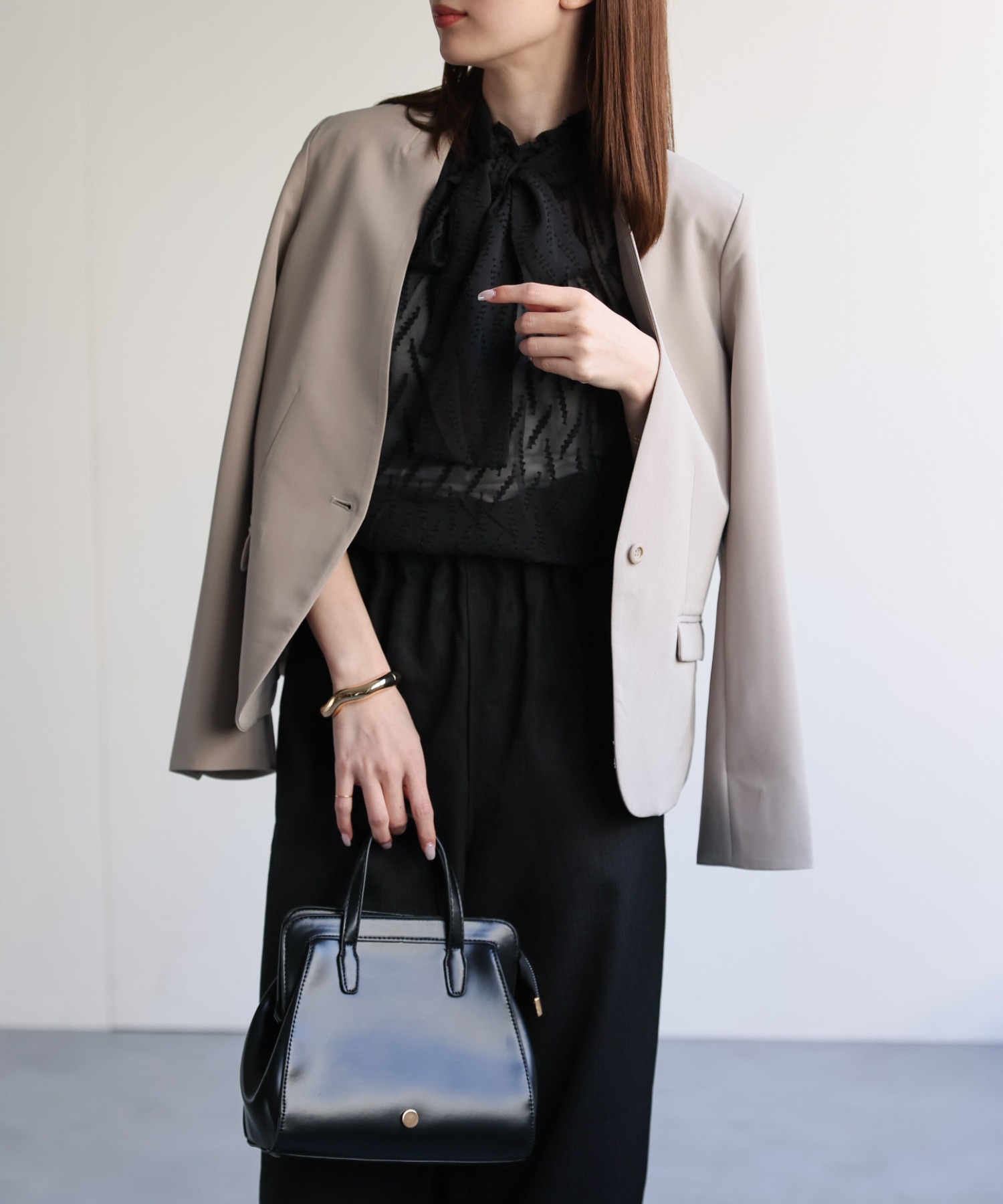 model：162cm 着用サイズ：Mサイズ