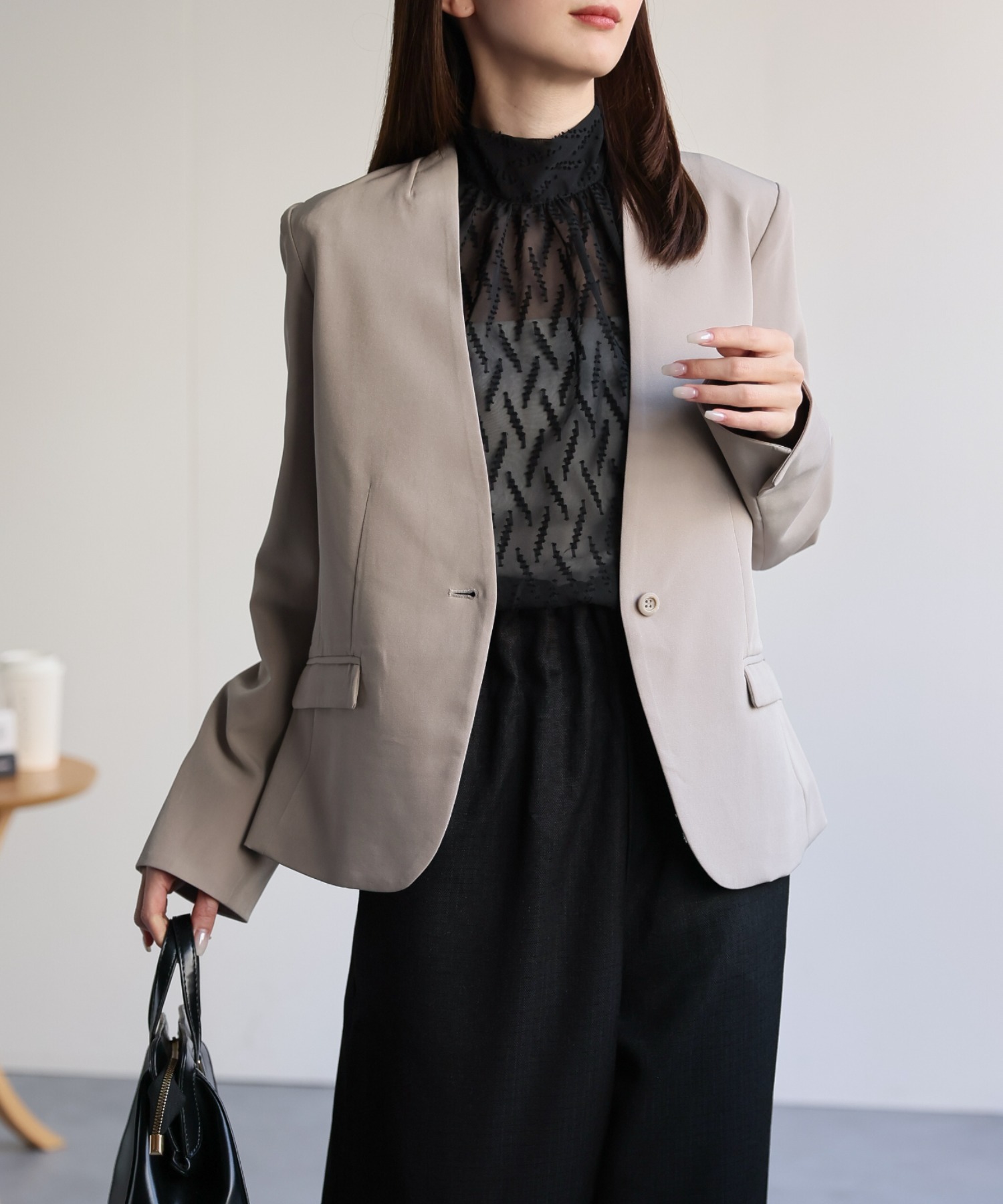 model：162cm 着用サイズ：Mサイズ