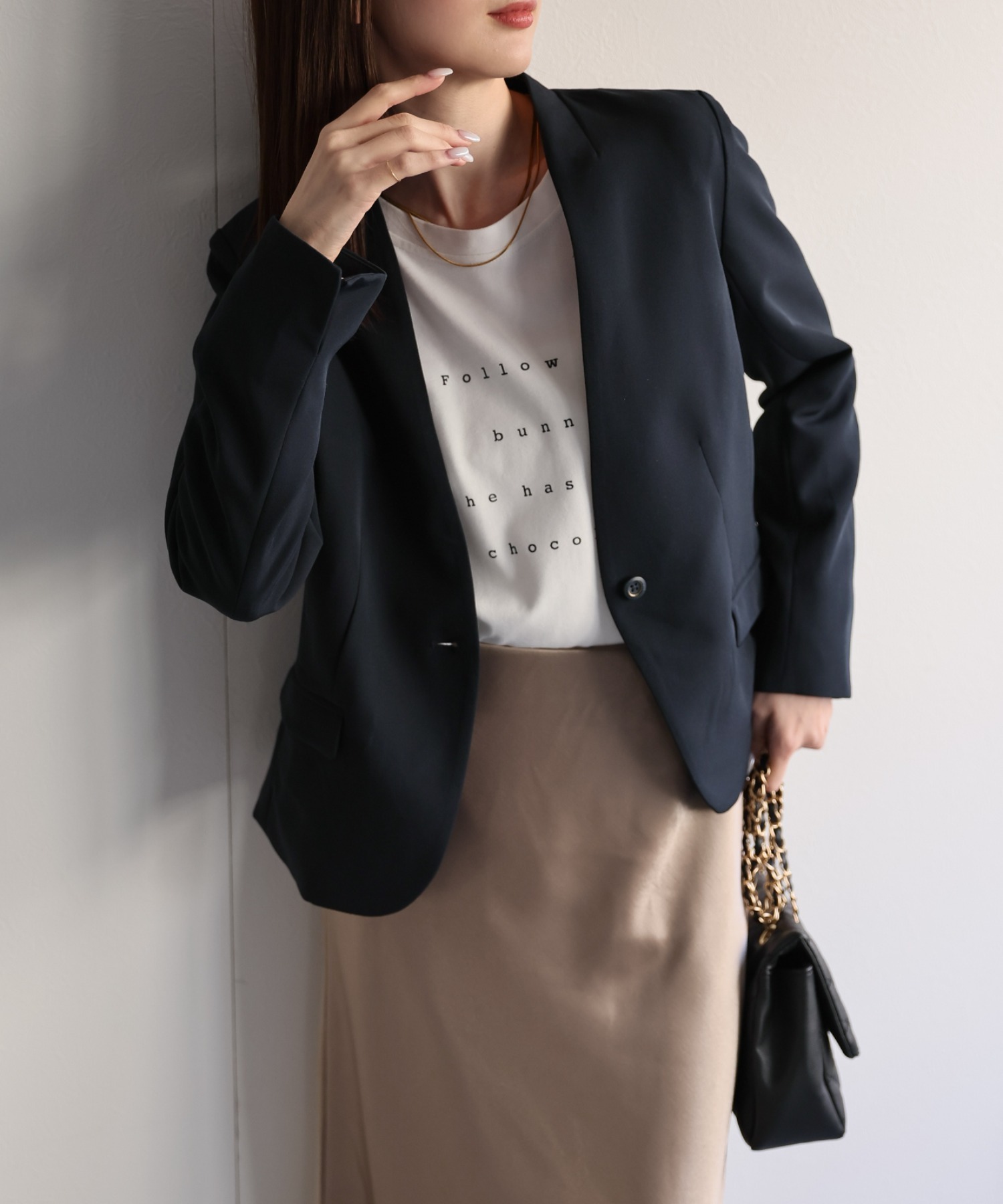 model：162cm 着用サイズ：Mサイズ