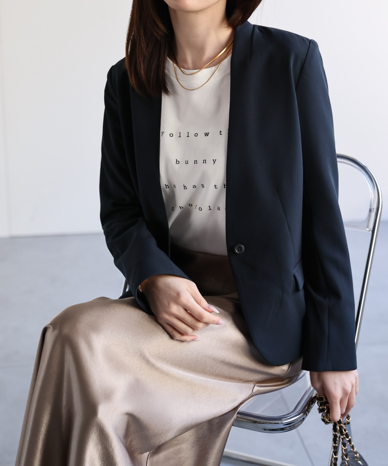 model：162cm 着用サイズ：Mサイズ
