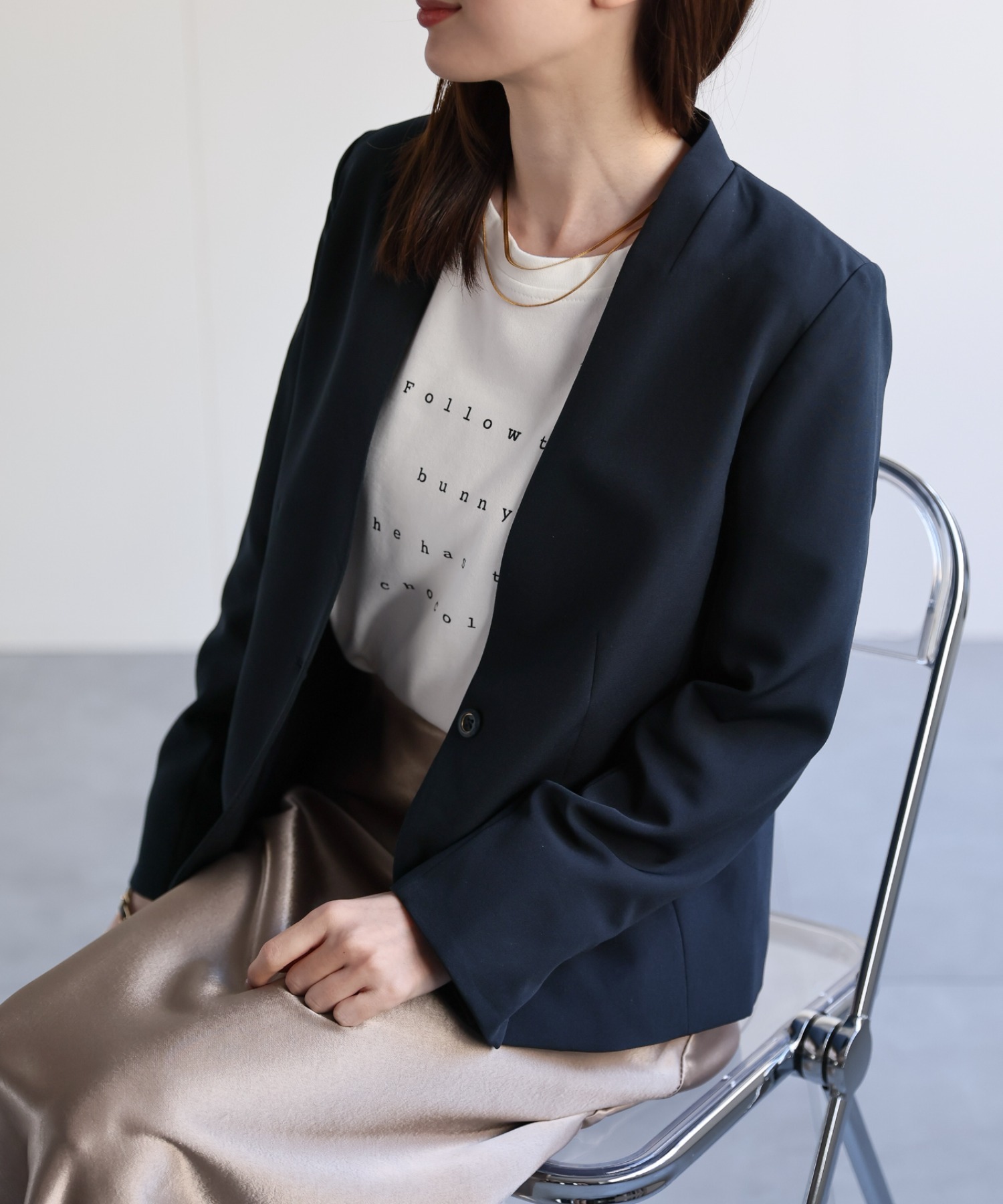model：162cm 着用サイズ：Mサイズ
