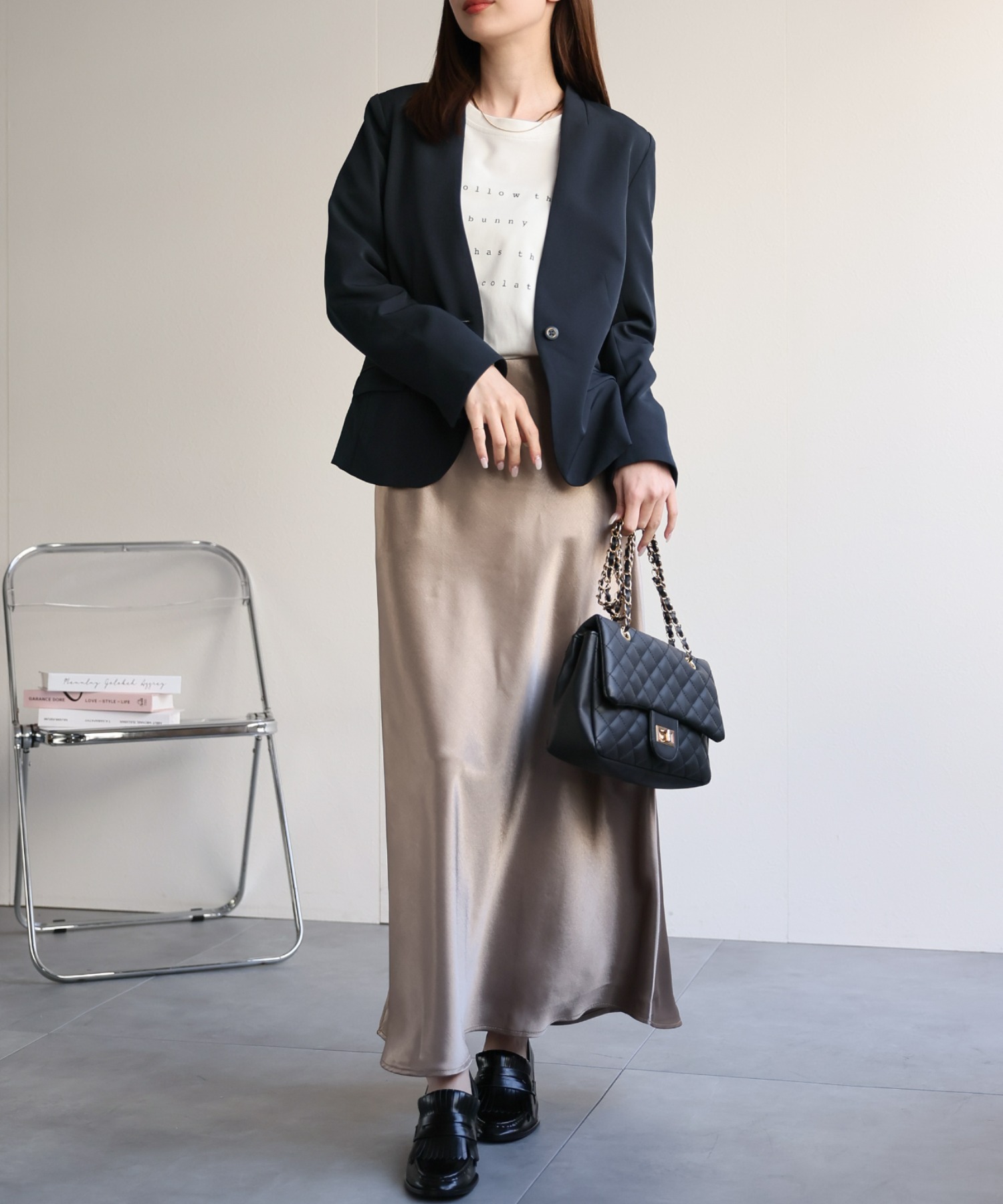 model：162cm 着用サイズ：Mサイズ
