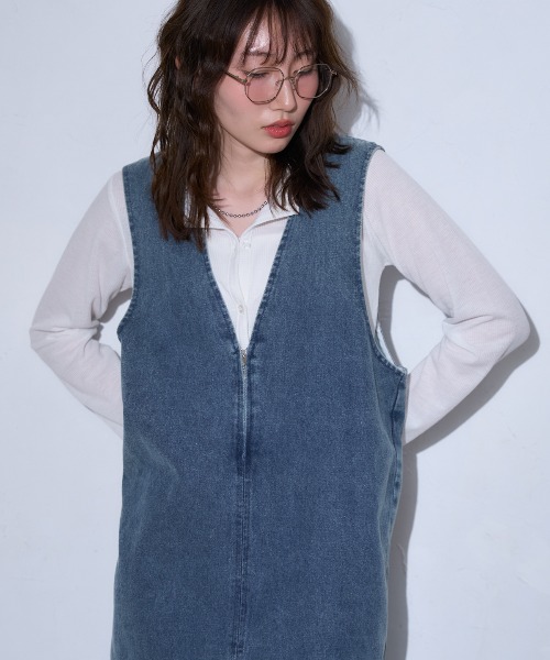 model：163cm / size：F