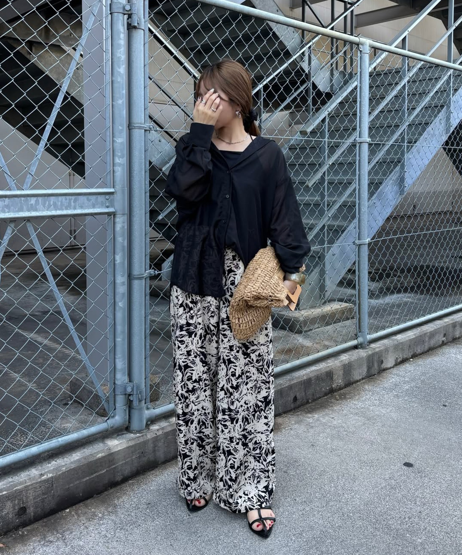 model：H156　着用サイズ：M