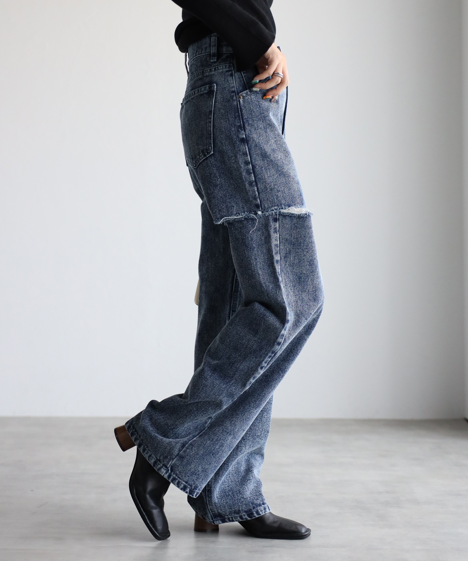 model:156cm
着用サイズ:Mサイズ