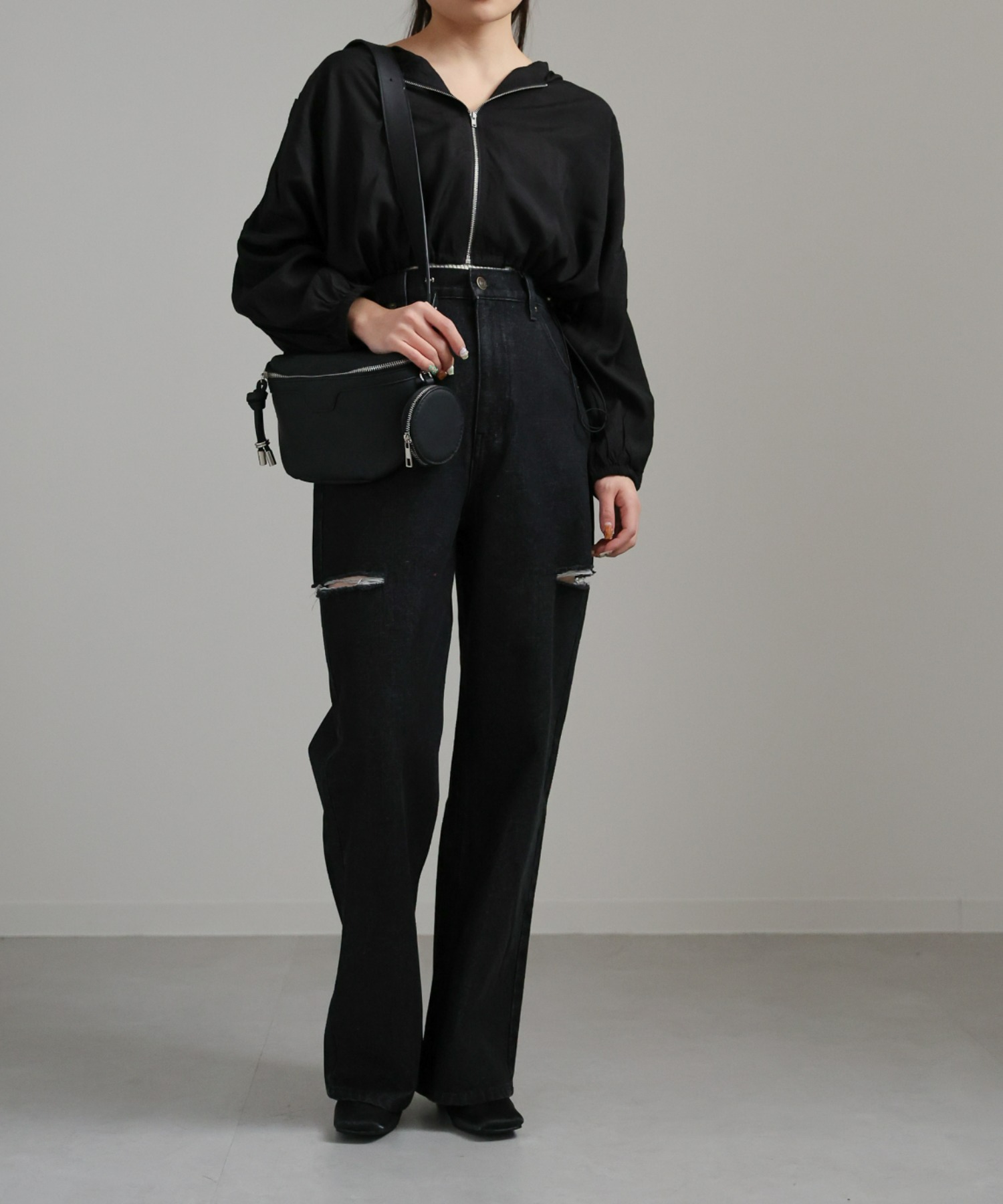 model:156cm
着用サイズ:Mサイズ