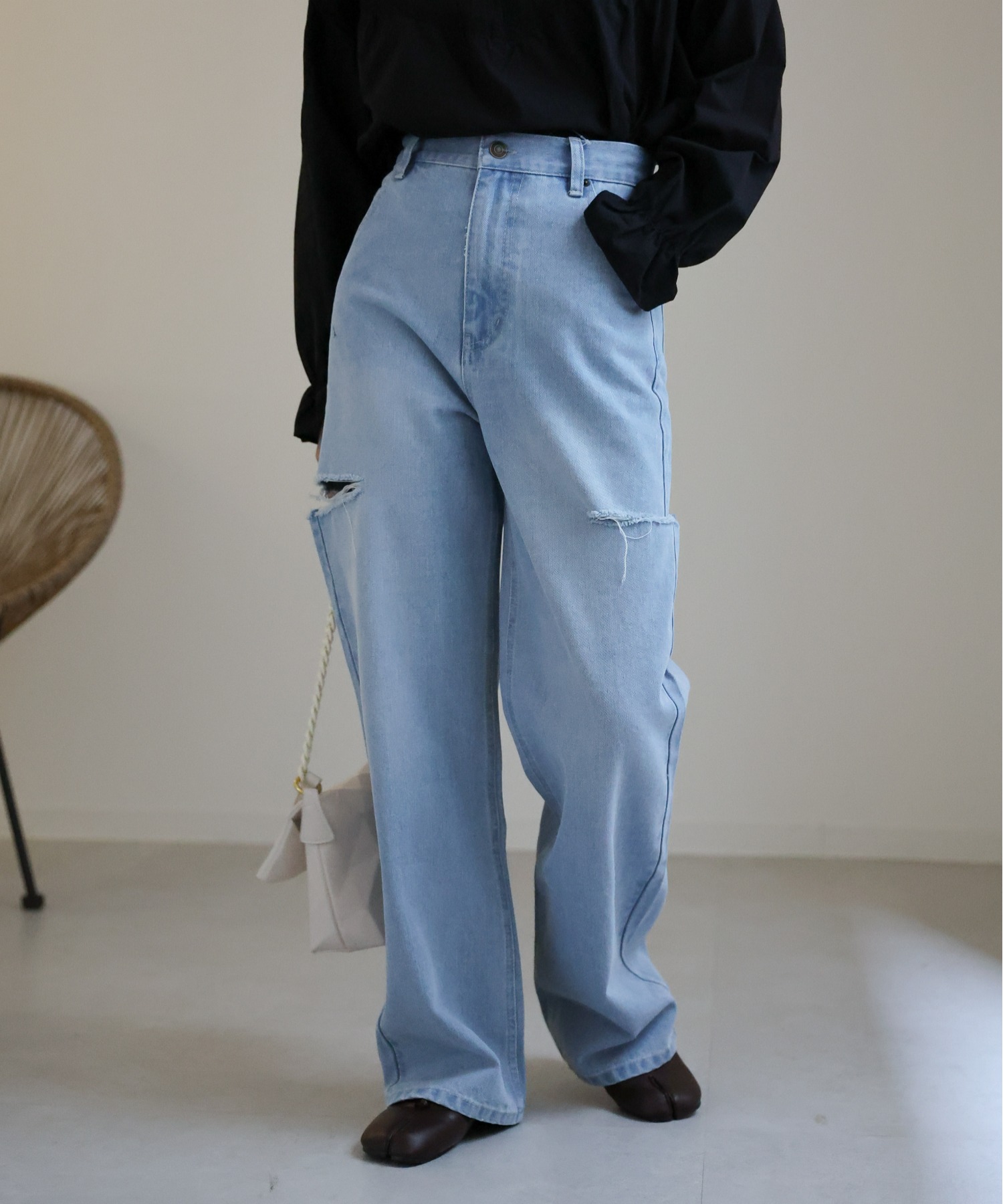 model:156cm
着用サイズ:Mサイズ