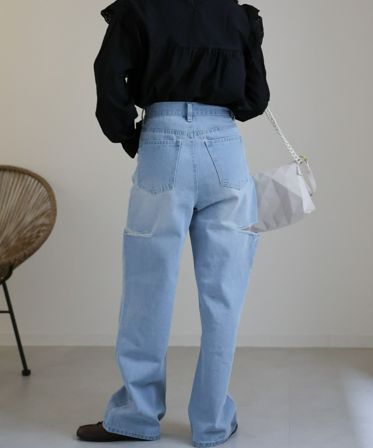 model:156cm
着用サイズ:Mサイズ