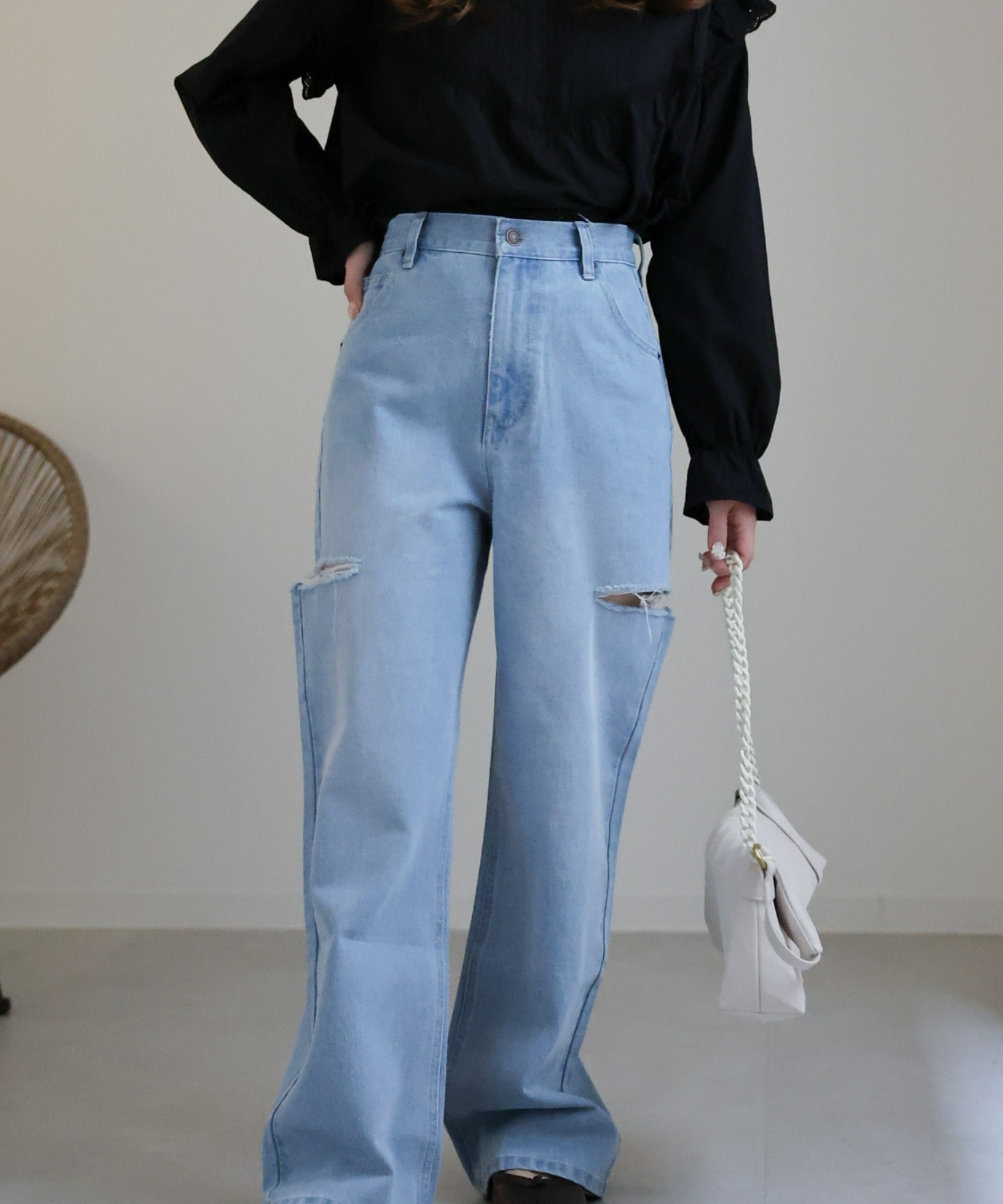 model:156cm
着用サイズ:Mサイズ