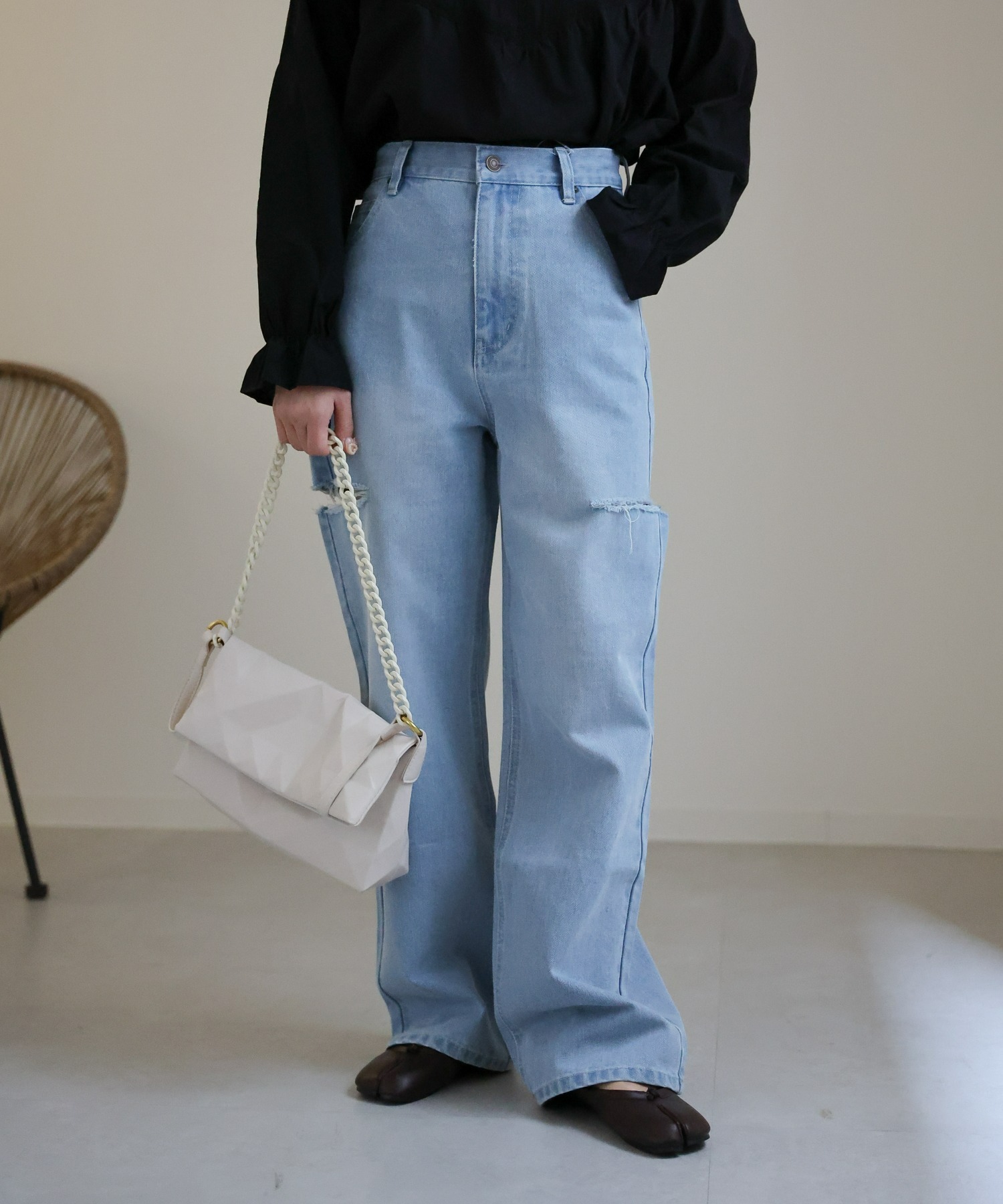 model:156cm
着用サイズ:Mサイズ