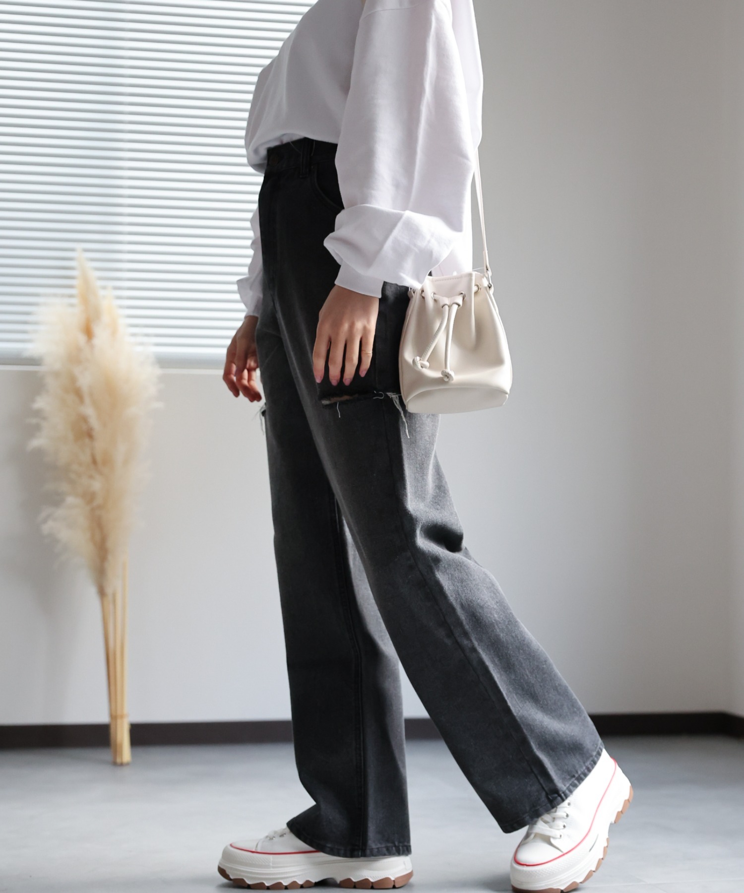 model:162cm
着用サイズ:Mサイズ
