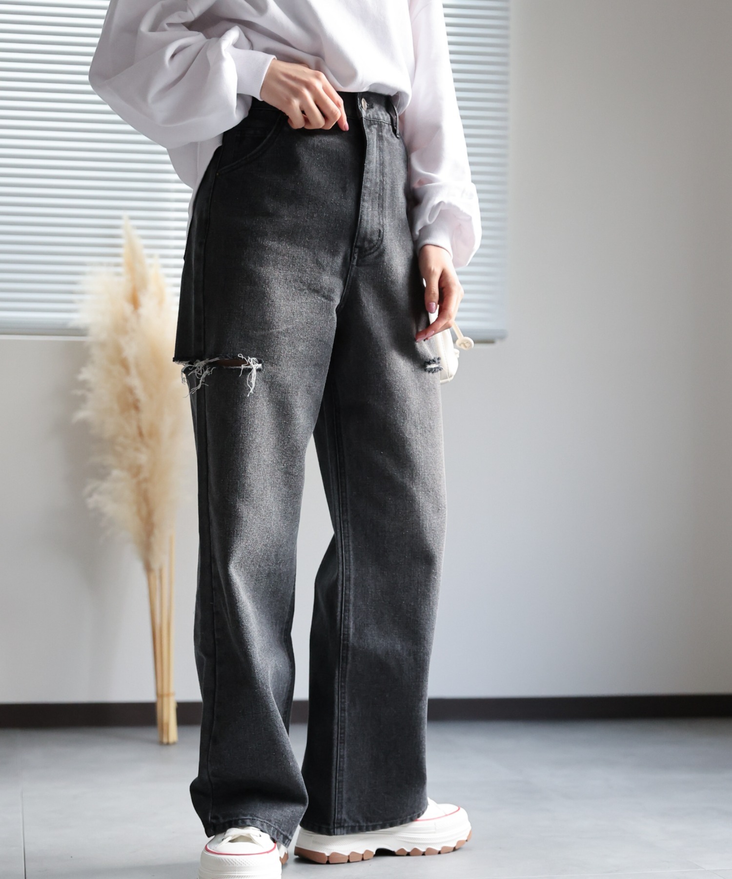 model:162cm
着用サイズ:Mサイズ