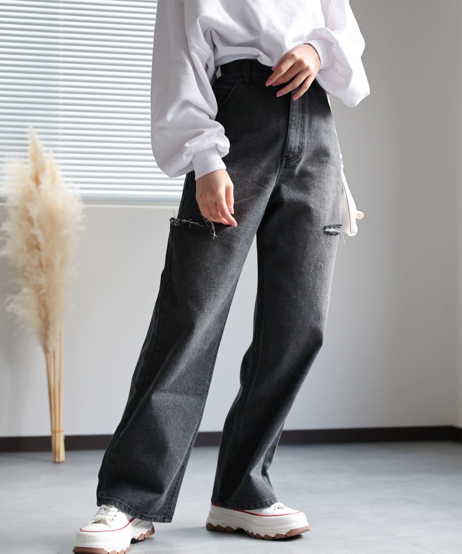 model:162cm
着用サイズ:Mサイズ