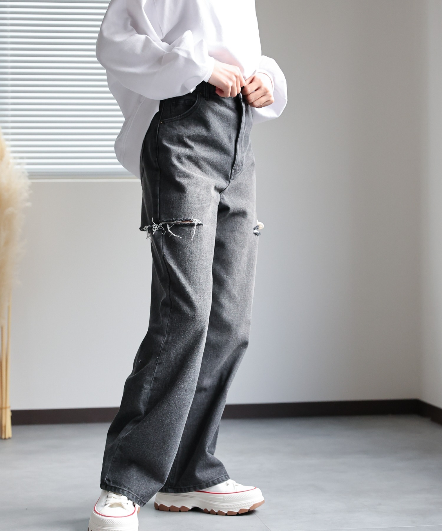 model:162cm
着用サイズ:Mサイズ
