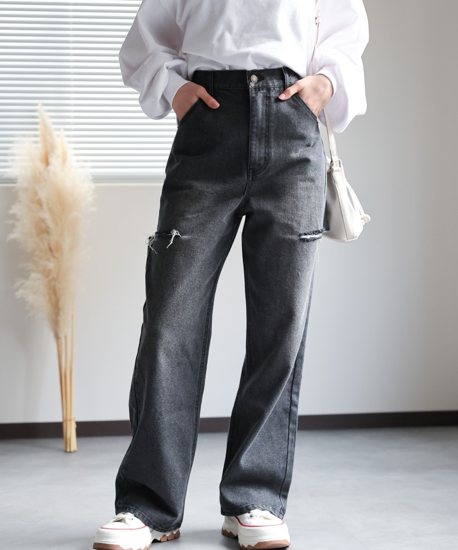 model:162cm
着用サイズ:Mサイズ