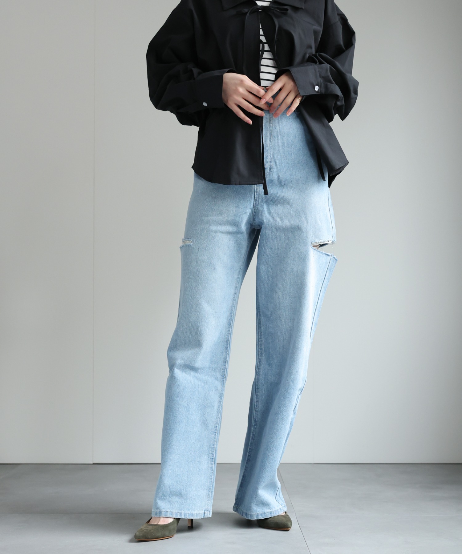model:162cm
着用サイズ:Lサイズ