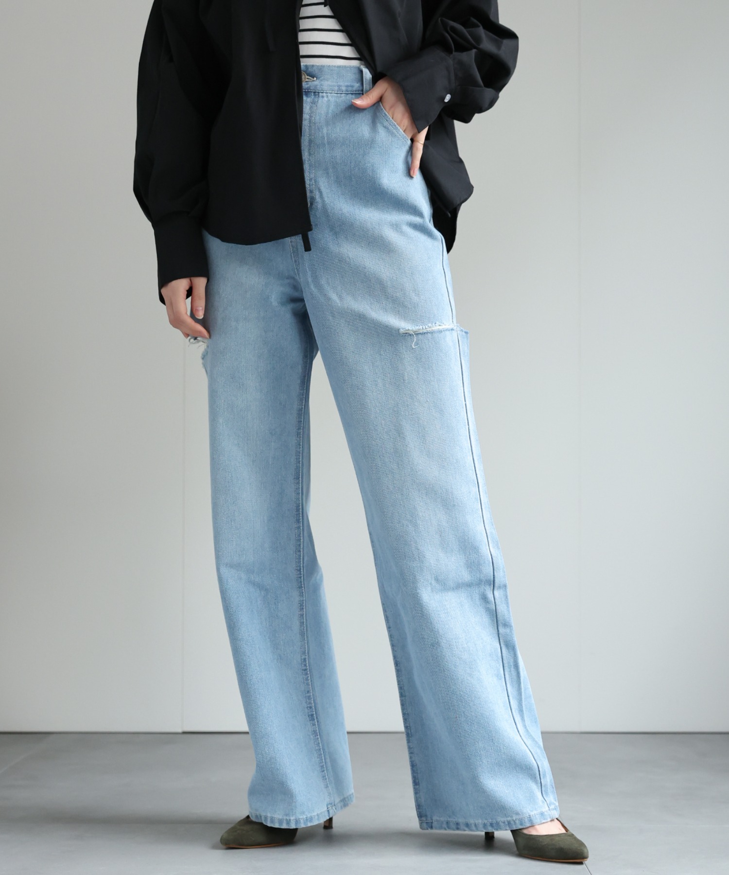 model:162cm
着用サイズ:Lサイズ