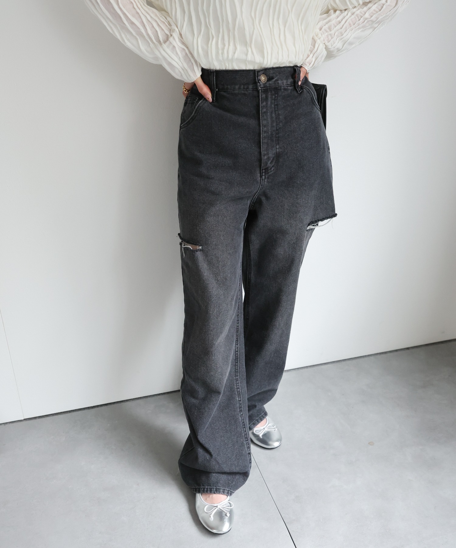 model:162cm
着用サイズ:Lサイズ