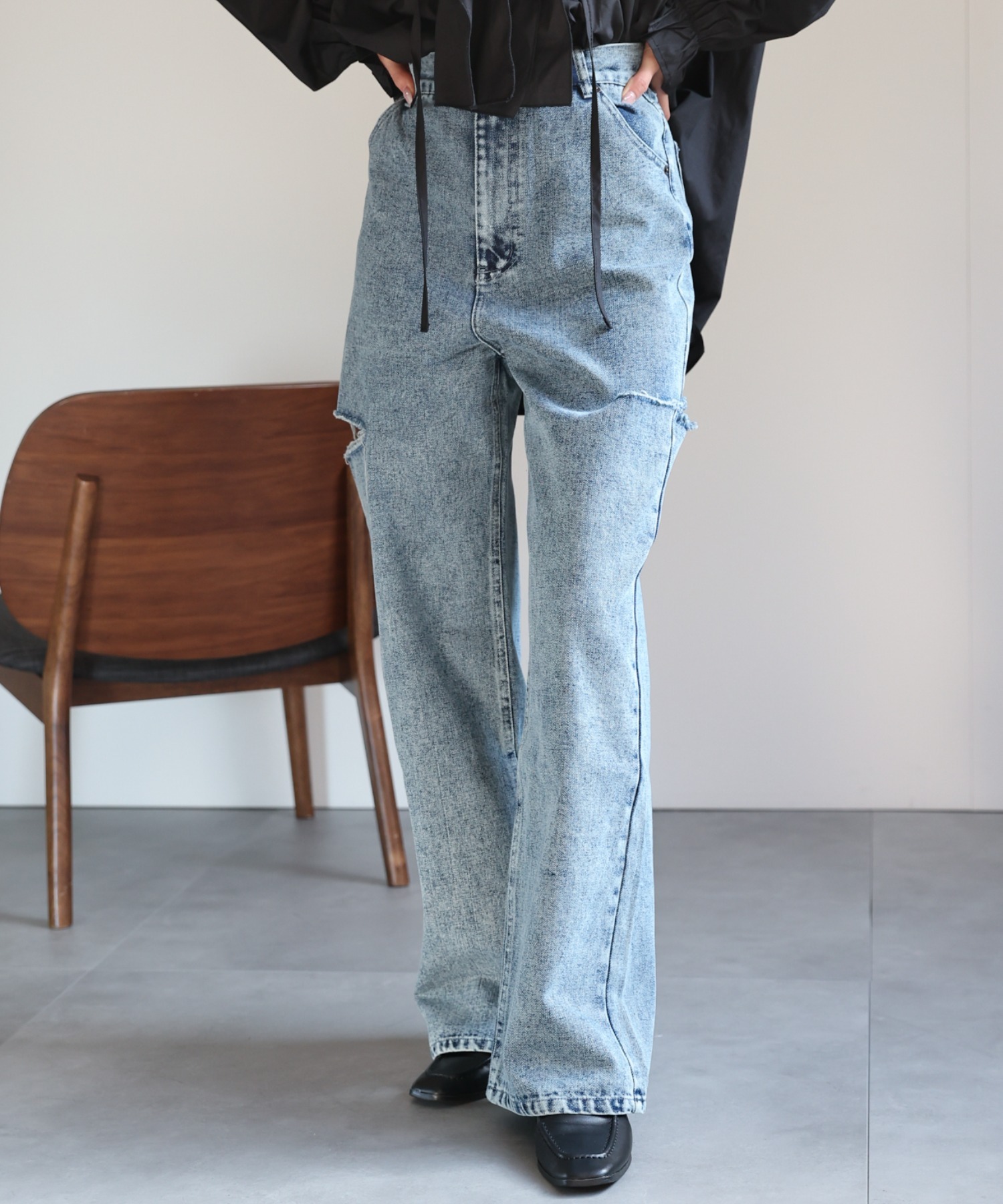 model:162cm
着用サイズ:Lサイズ