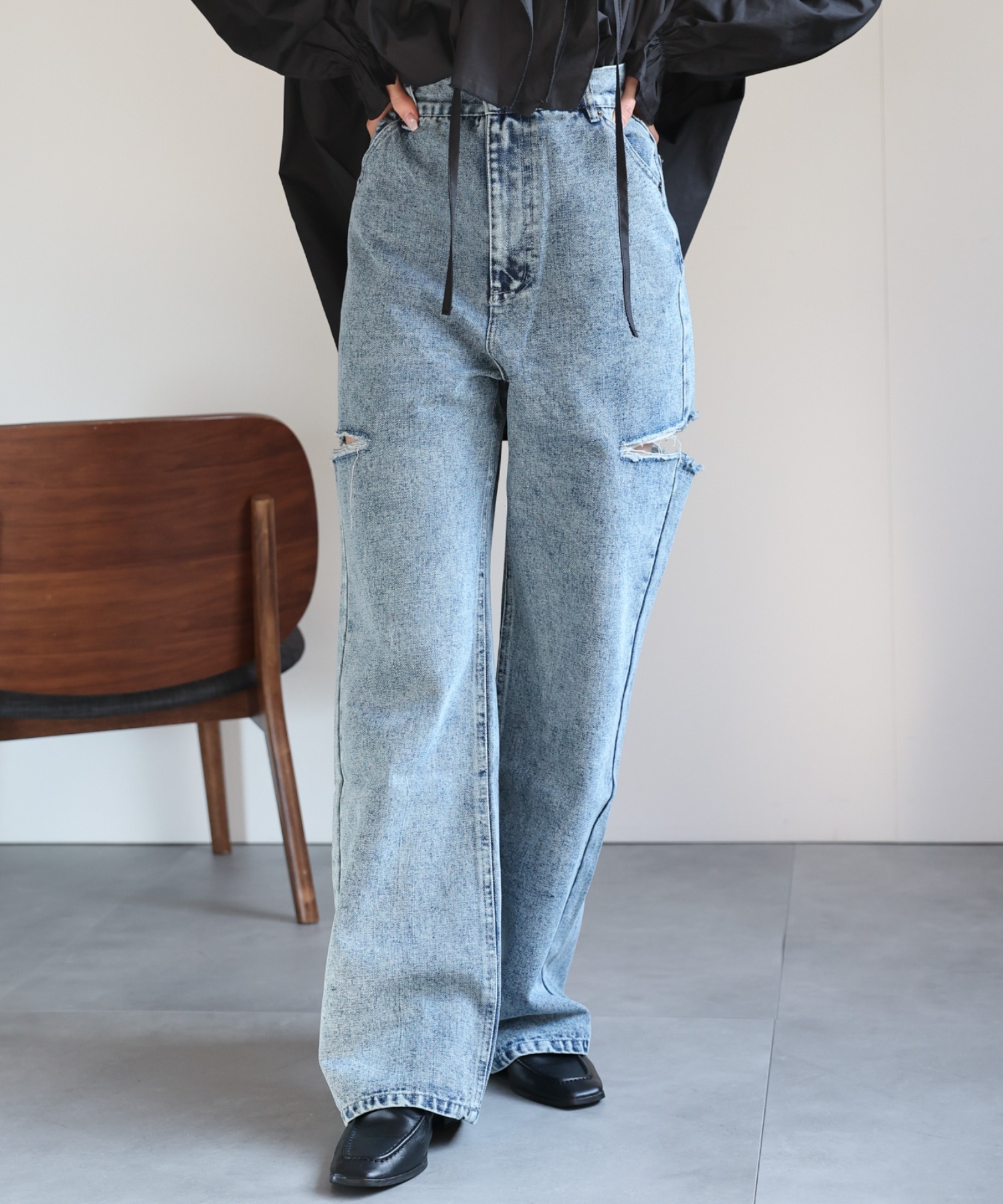 model:162cm
着用サイズ:Lサイズ