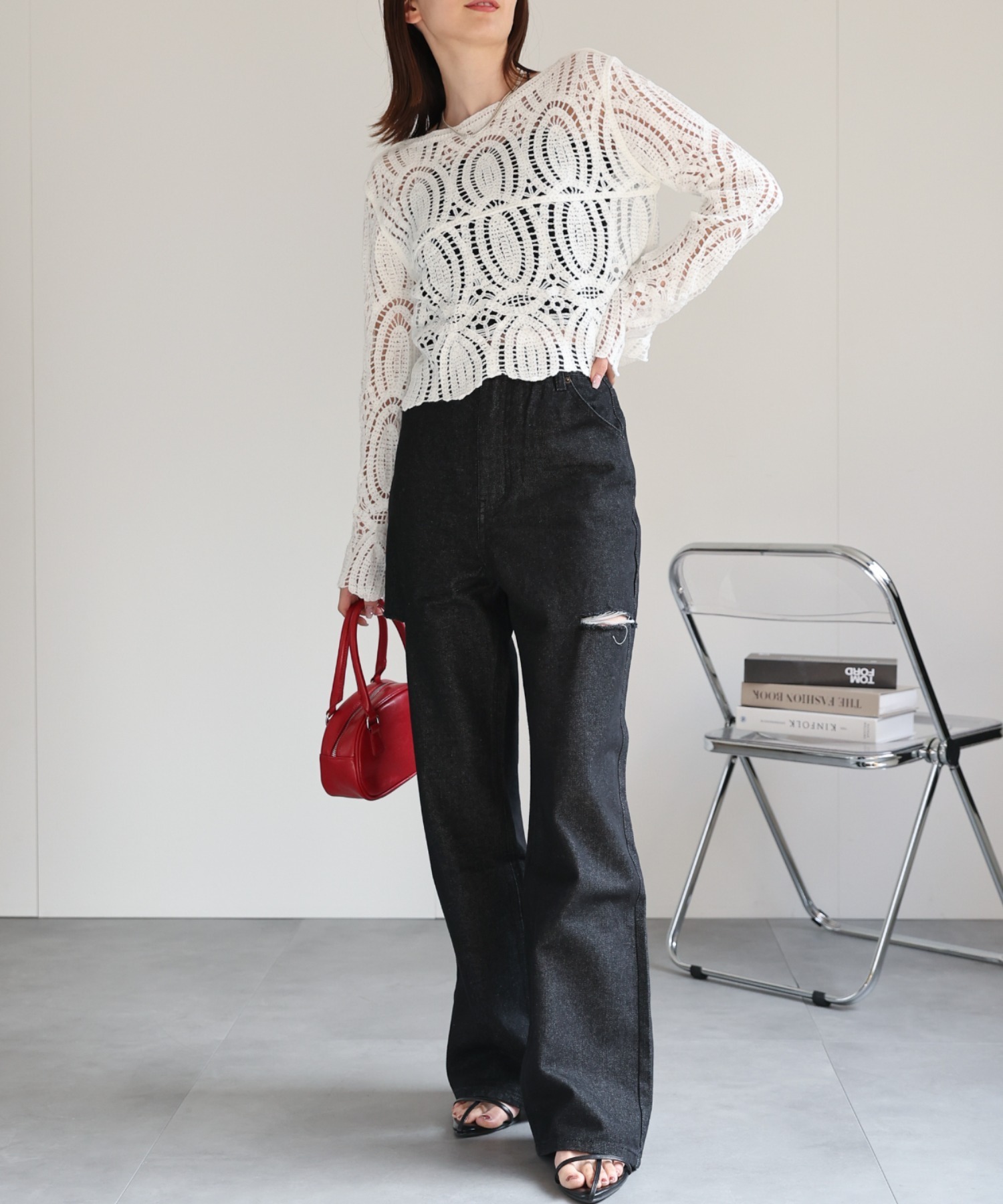 model:162cm
着用サイズ:Lサイズ
