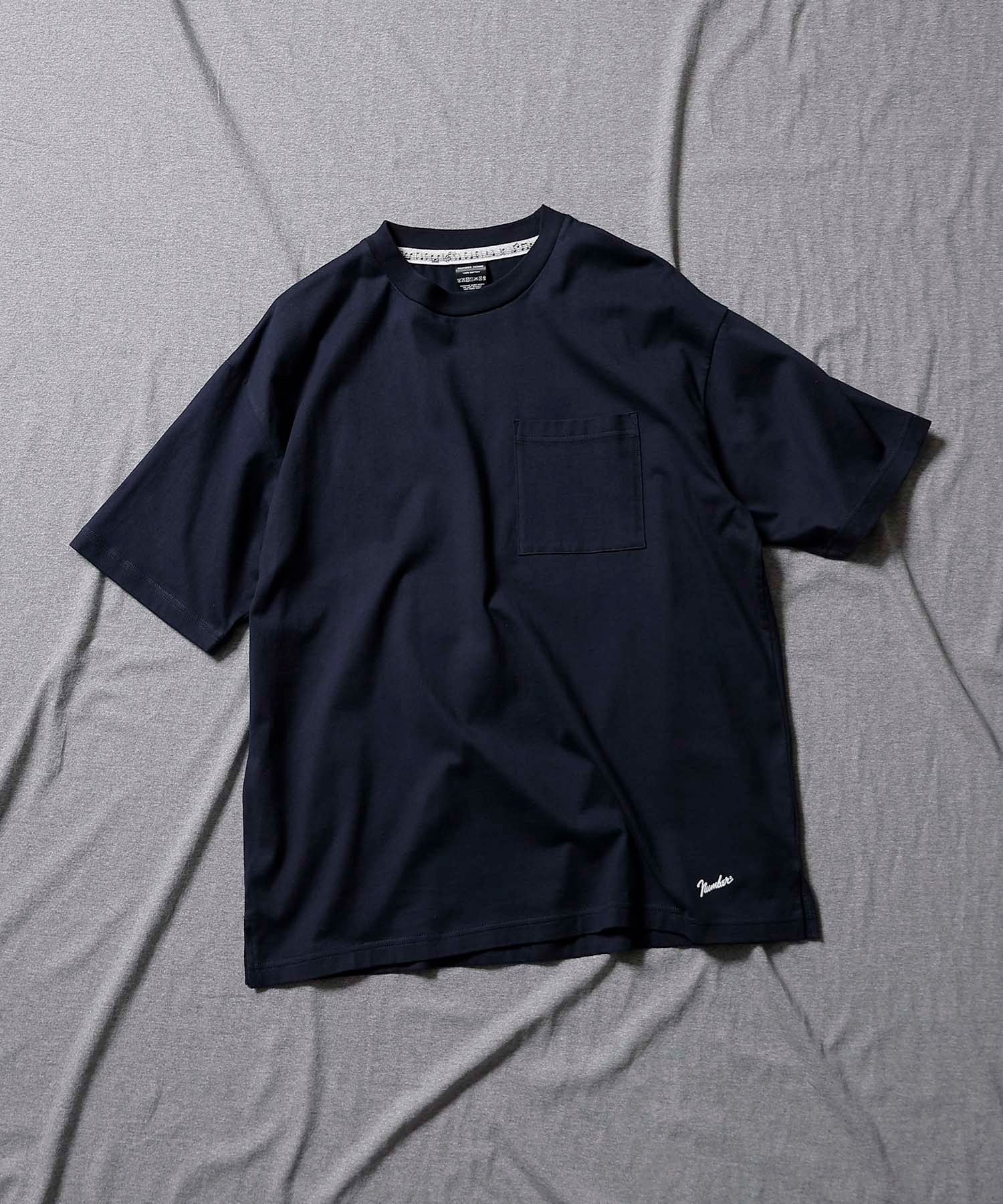 NUMBER (N)INE/ナンバーナイン CLASSIC COTTON POCKET OVER T-SHIRT/Number⑨ロゴ ルーズ  ポケット半袖Tシャツ