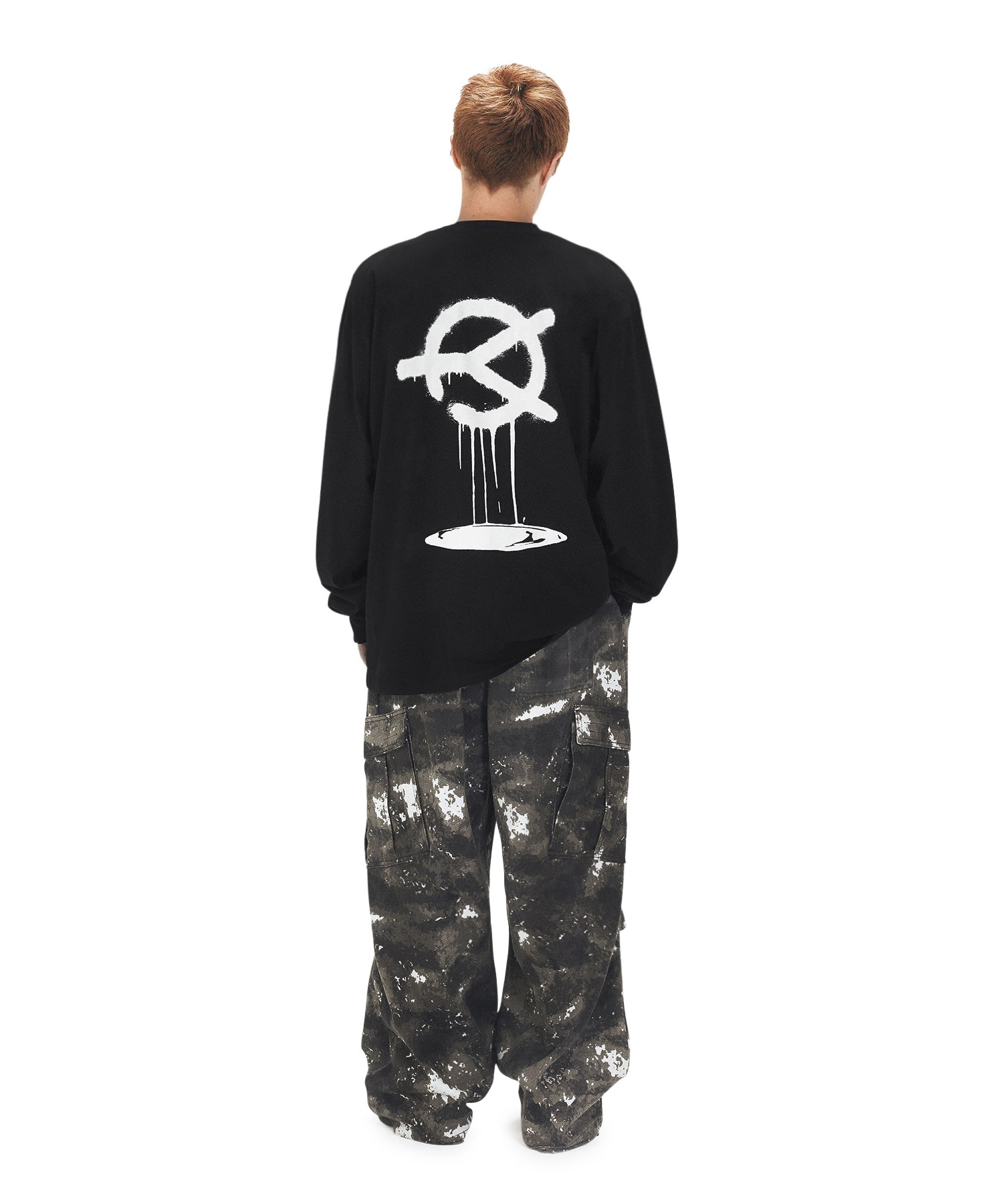 OY/オーワイ』 SPRAY DRIP LONG SLEEVE/スプレードリップ長袖