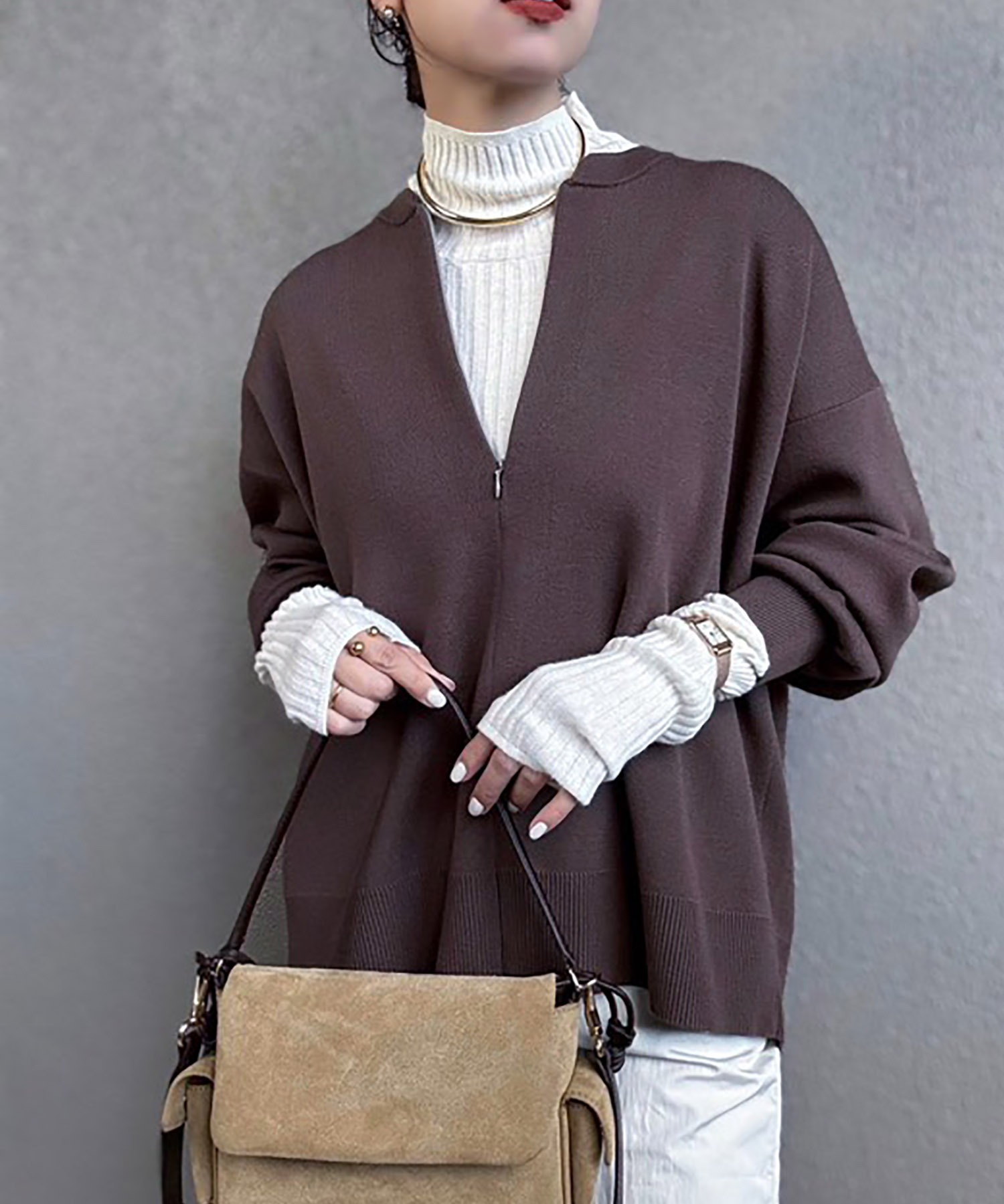 フロント2wayニットプルオーバー Emma Taylor│STYLEDOOR スタイルドア