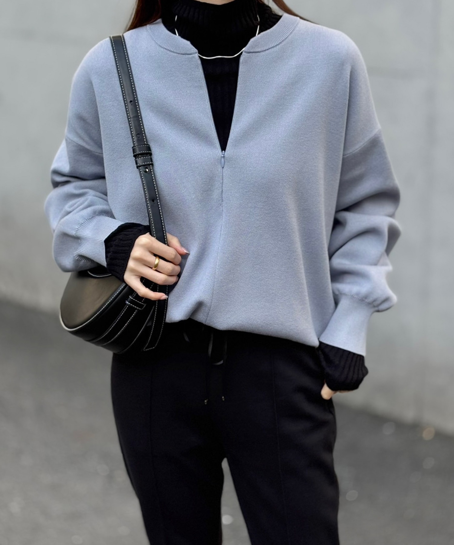 フロント2wayニットプルオーバー Emma Taylor│STYLEDOOR スタイルドア