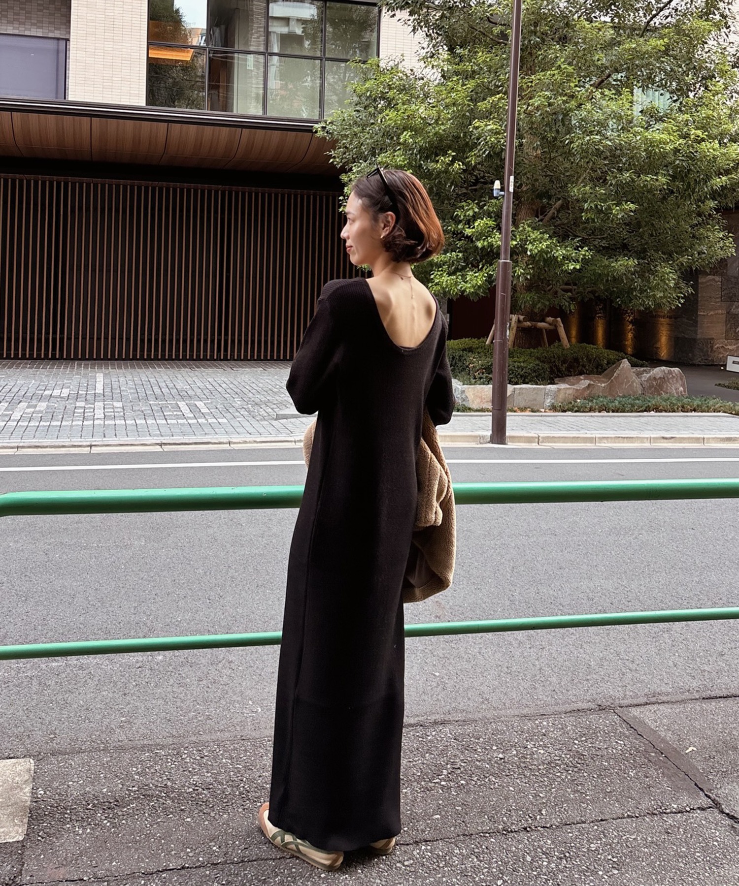 model：H165 着用サイズ：FREE