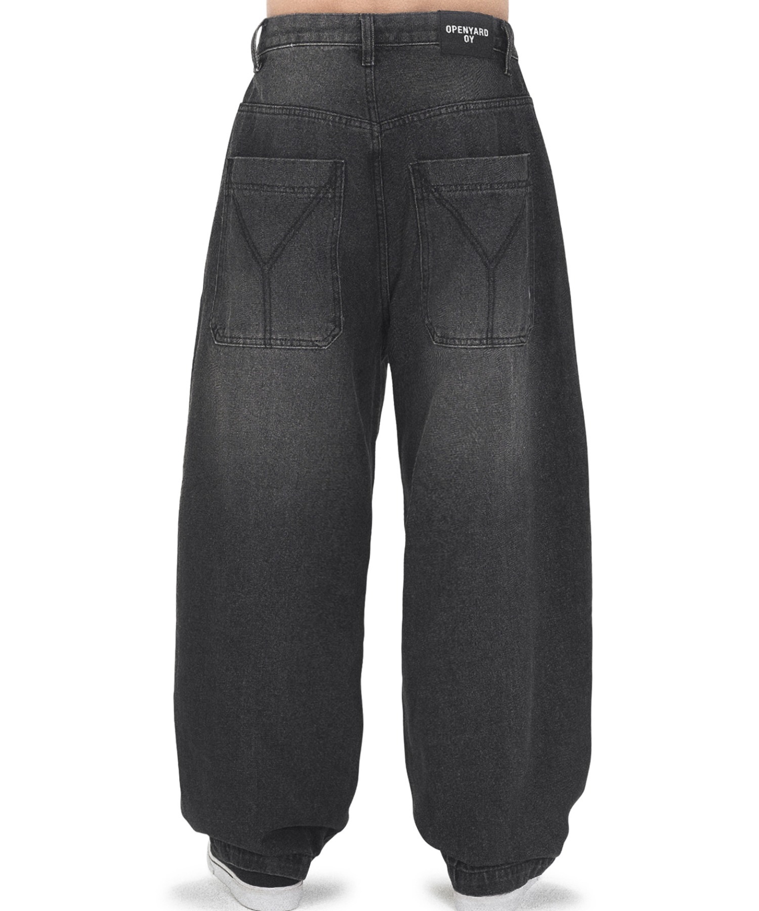 OY/オーワイ』 WIDE VOLUME WASHED DENIM PANTS/ウォッシュド