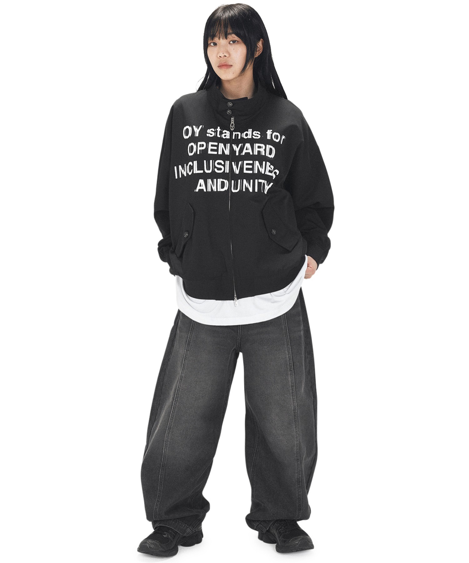 OY/オーワイ』 WIDE VOLUME WASHED DENIM PANTS/ウォッシュド OY/オーワイ』 WIDE VOLUME WASHED DENIM PANTS/ウォッシュド