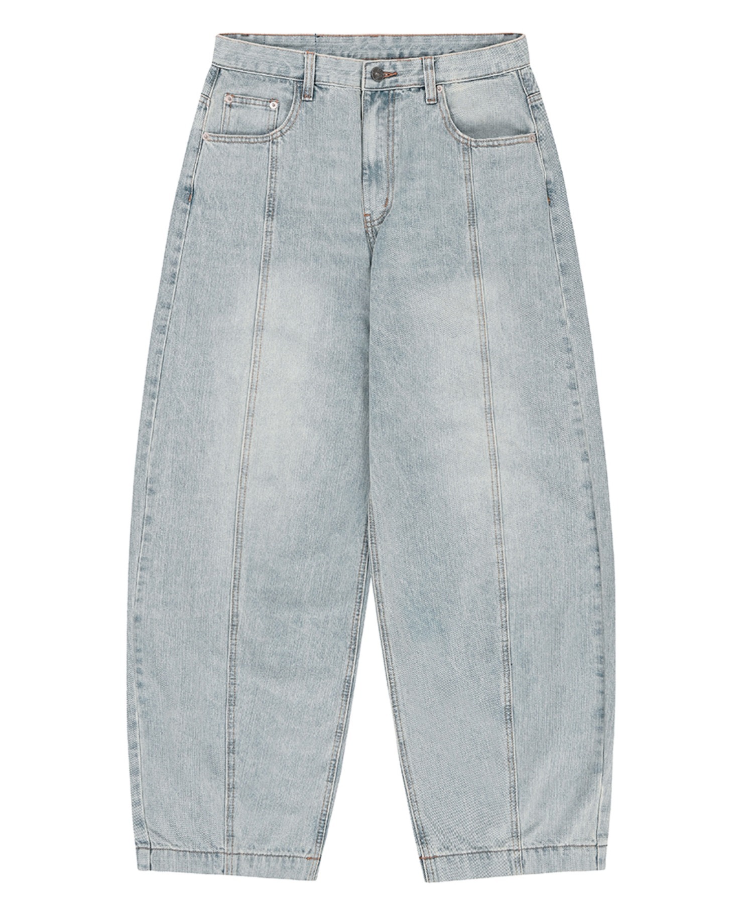 OY/オーワイ』 WIDE VOLUME WASHED DENIM PANTS/ウォッシュド