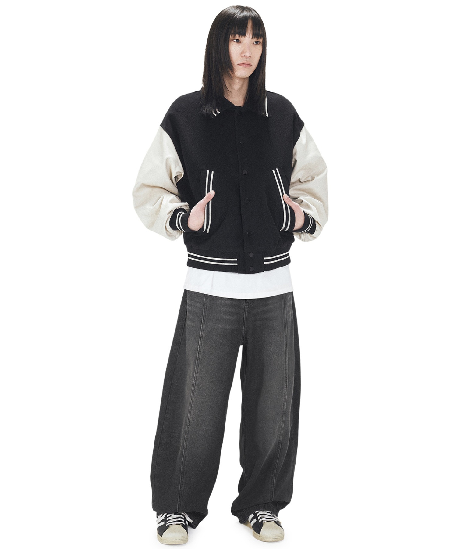 OY/オーワイ』 WIDE VOLUME WASHED DENIM PANTS/ウォッシュド