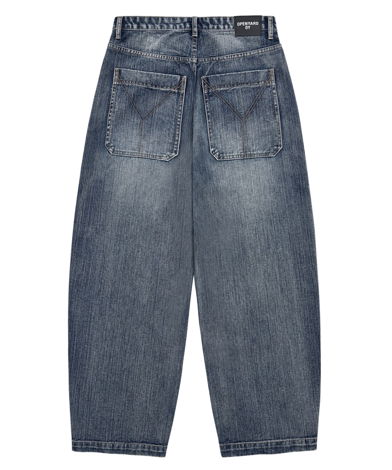 OY/オーワイ』 WIDE VOLUME WASHED DENIM PANTS/ウォッシュド