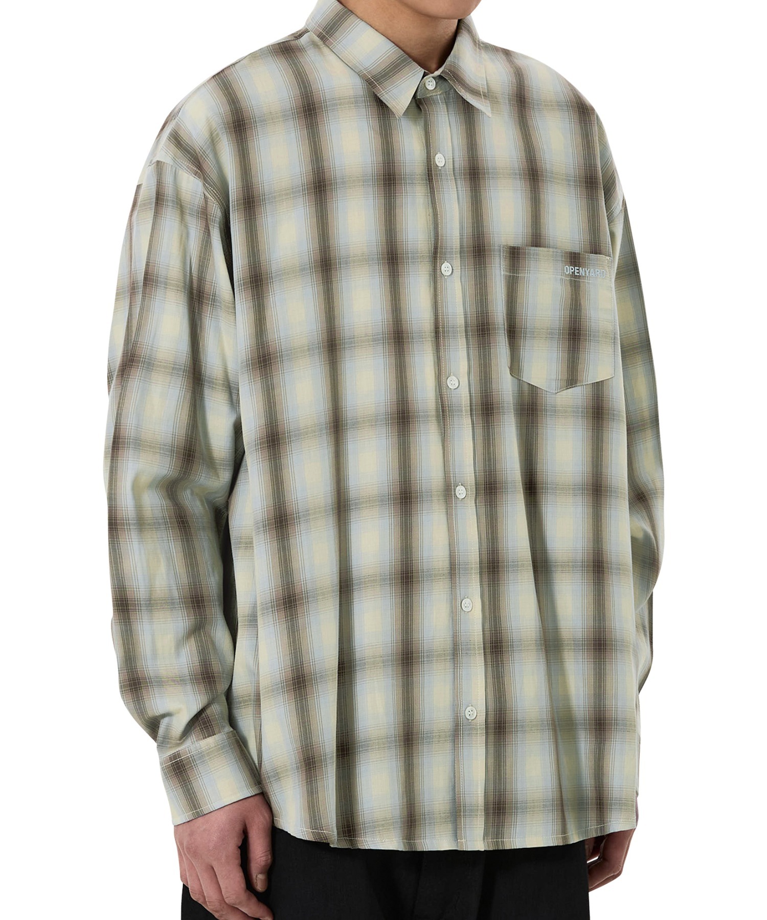 OY/オーワイ』FADEOUT CHECK SHIRT/フェイドアウトチェックシャツ OY