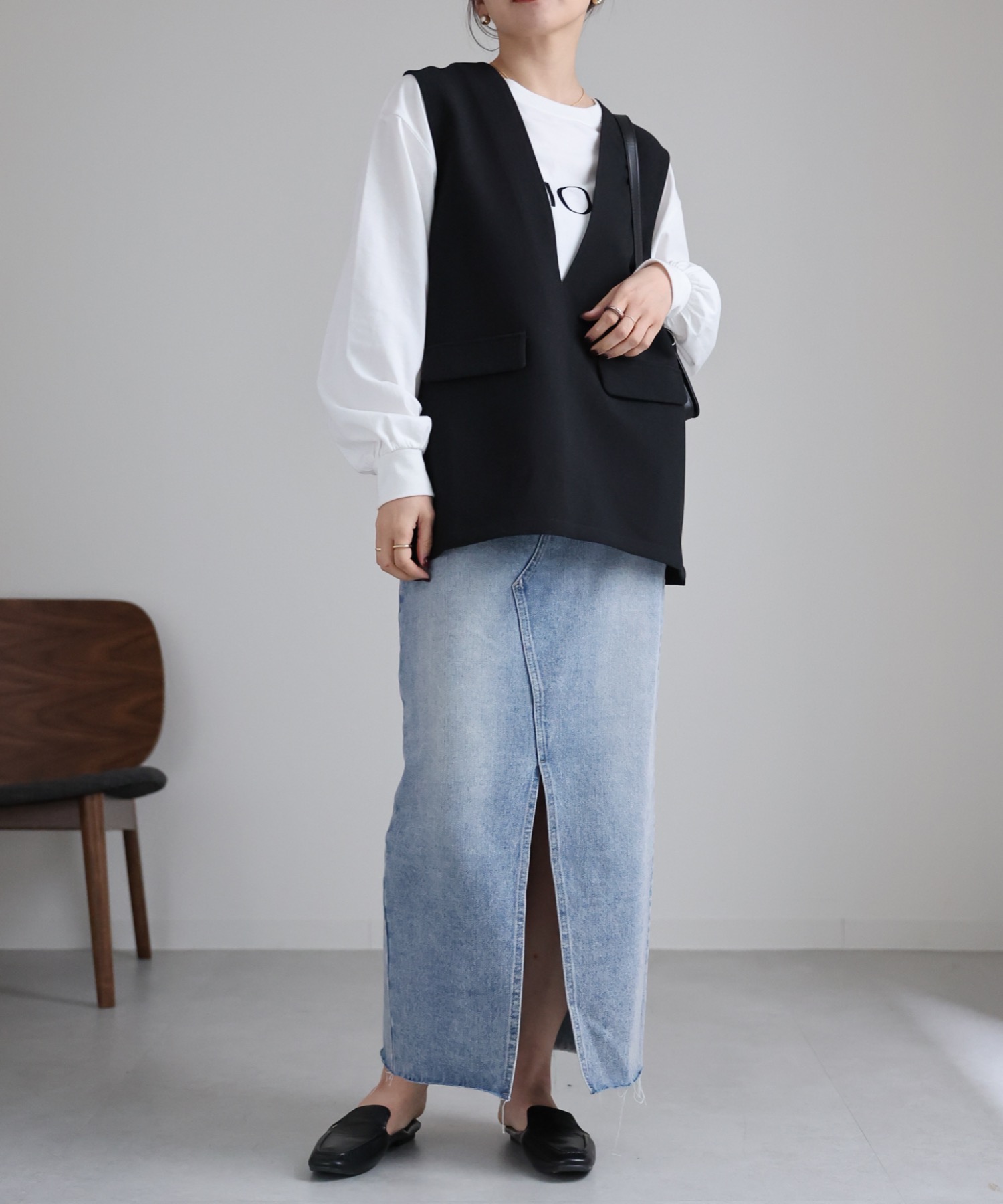model:162cm  着用サイズ:Mサイズ