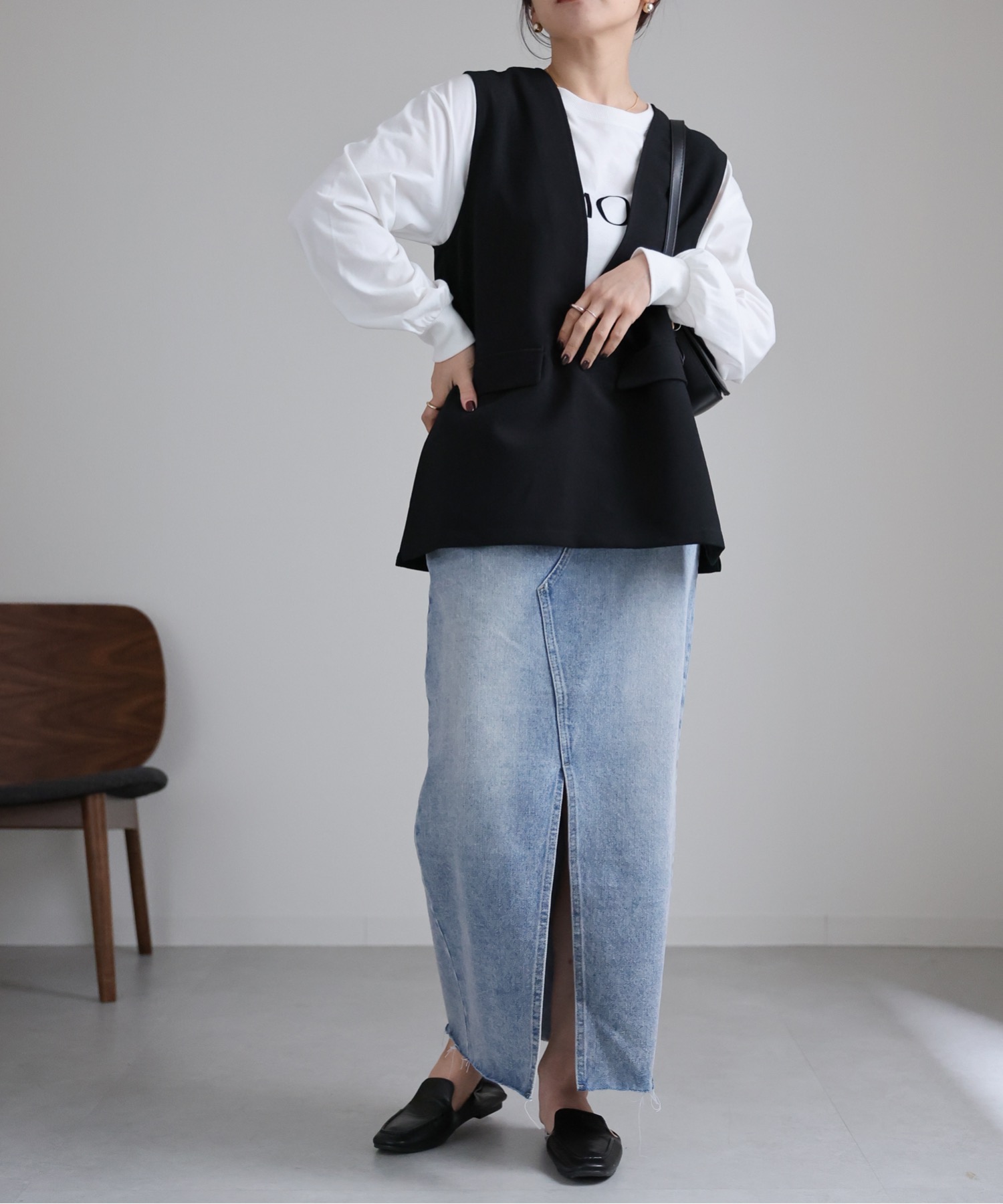 model:162cm  着用サイズ:Mサイズ