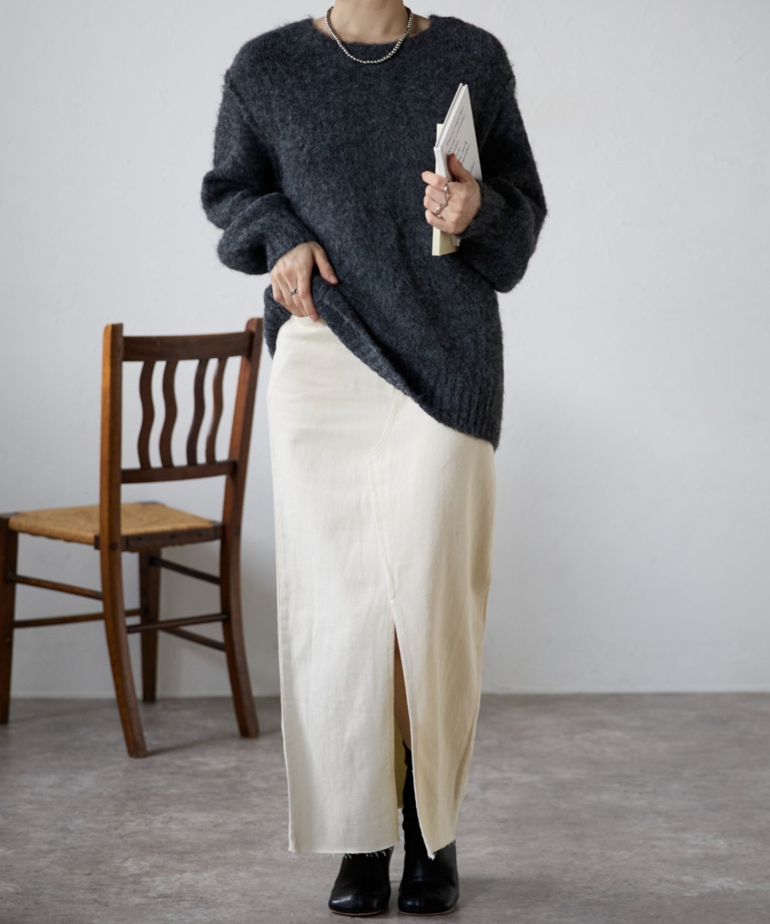 model:158cm  着用サイズ:Mサイズ