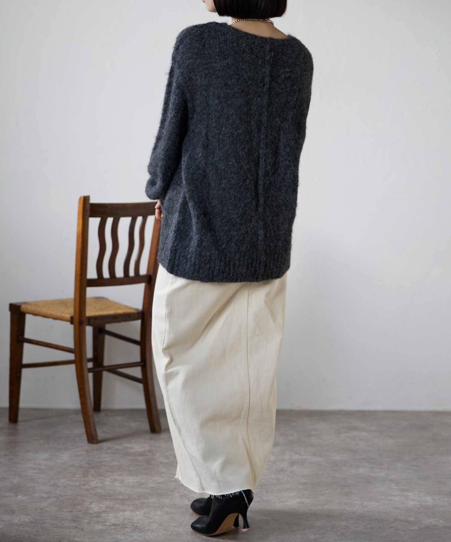model:158cm  着用サイズ:Mサイズ