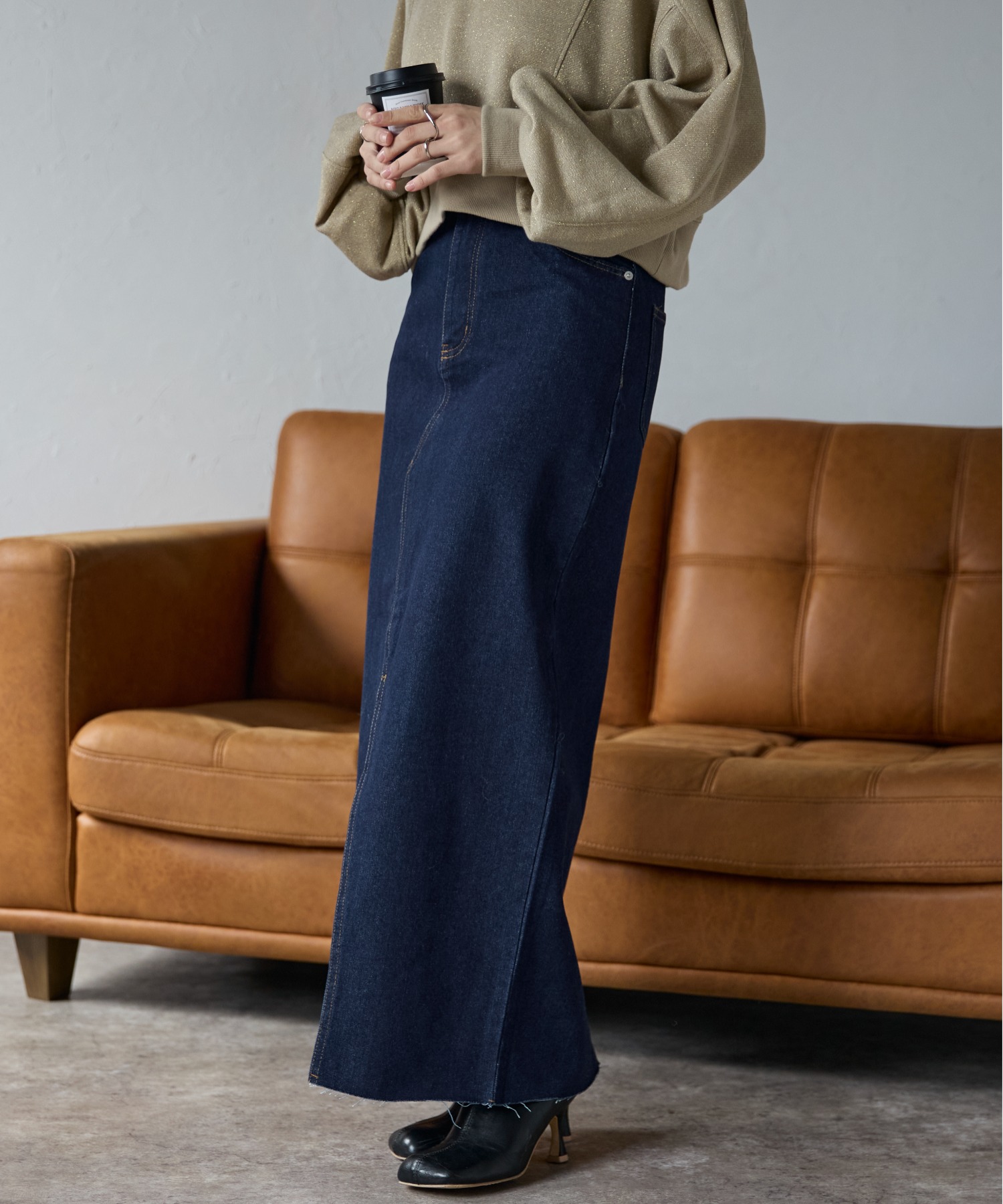 model:158cm  着用サイズ:Mサイズ