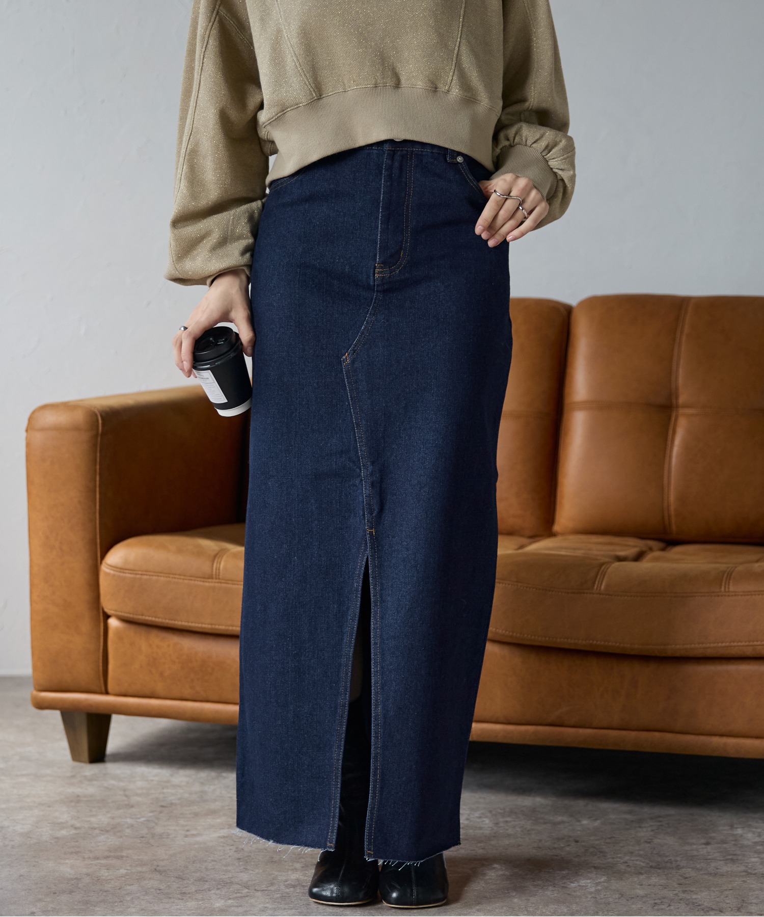 model:158cm  着用サイズ:Mサイズ