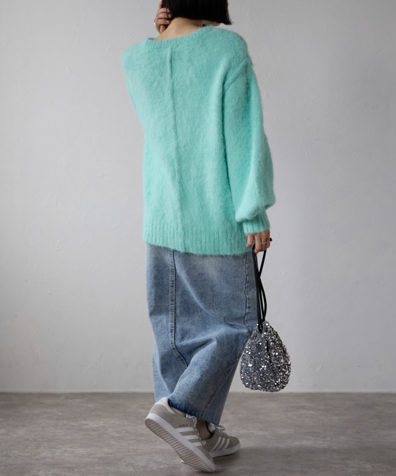 model:158cm  着用サイズ:Mサイズ