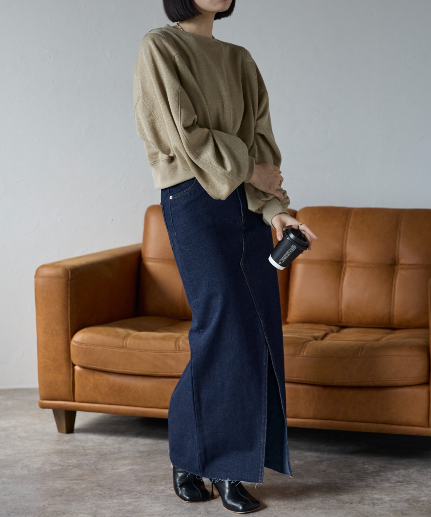 model:158cm  着用サイズ:Mサイズ