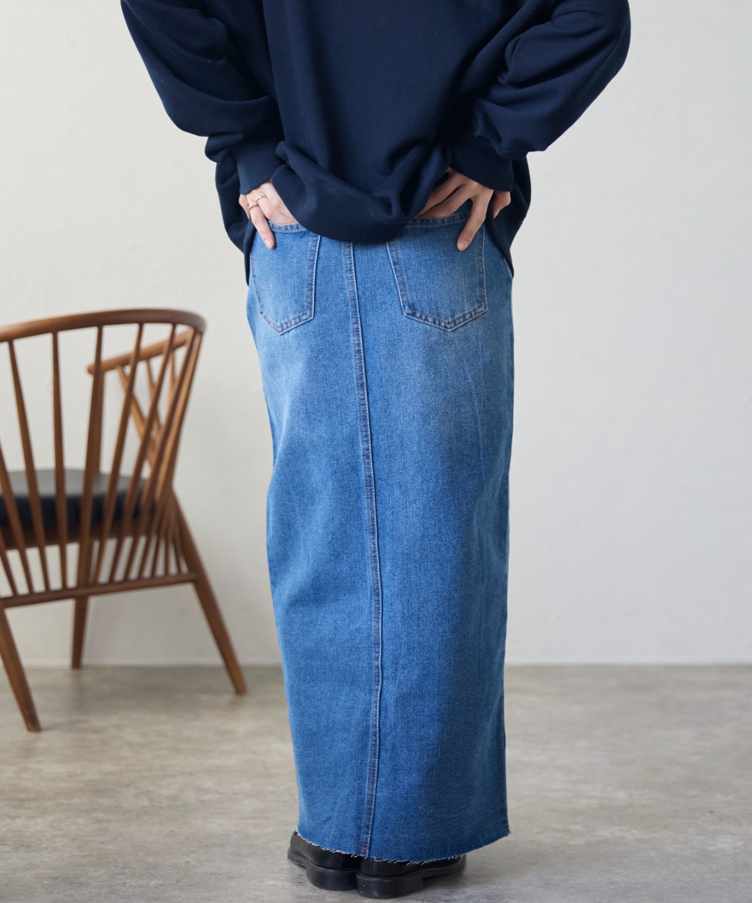 model:158cm  着用サイズ:Mサイズ