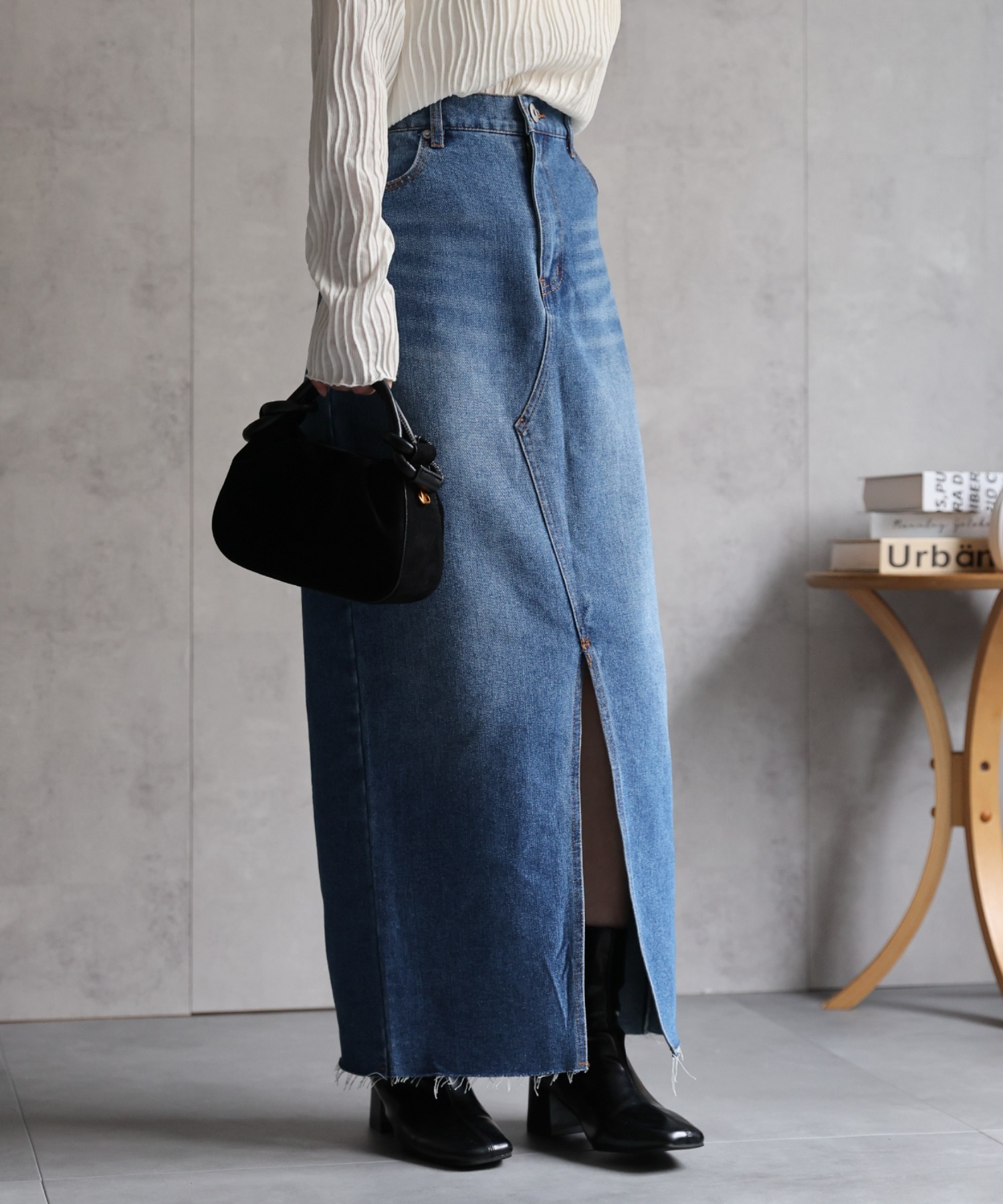 model：156cm 着用サイズ：Mサイズ