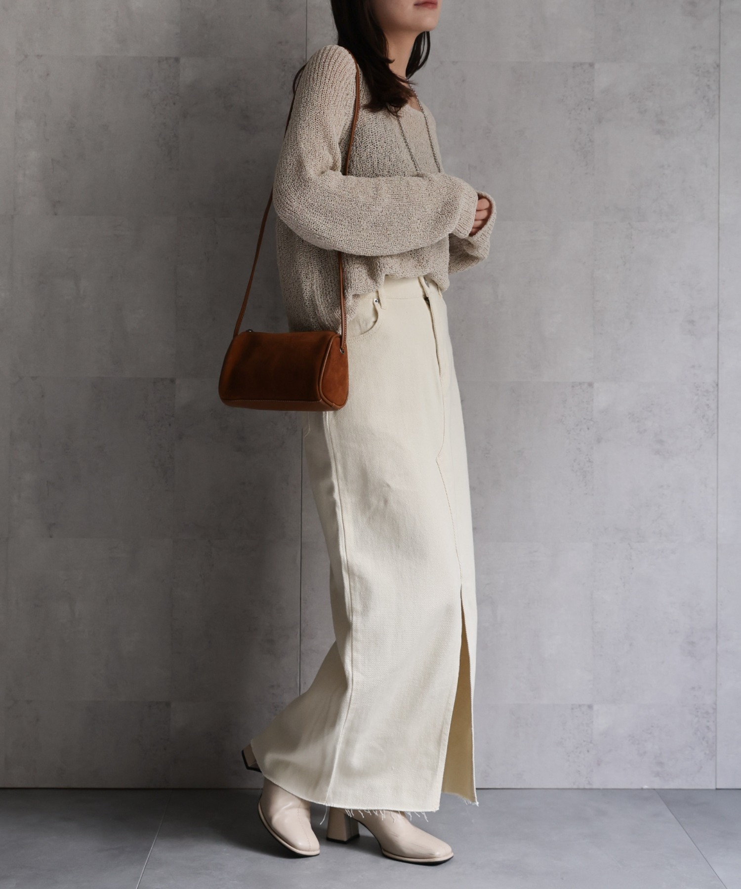 model：156cm 着用サイズ：Mサイズ