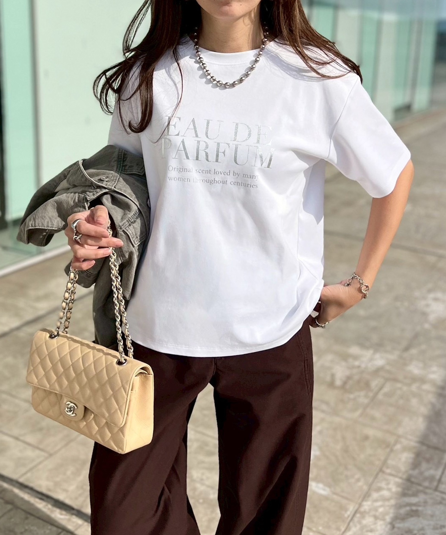 大人のTシャツ・累計販売数10000枚突破！】シルクタッチスムースロゴ